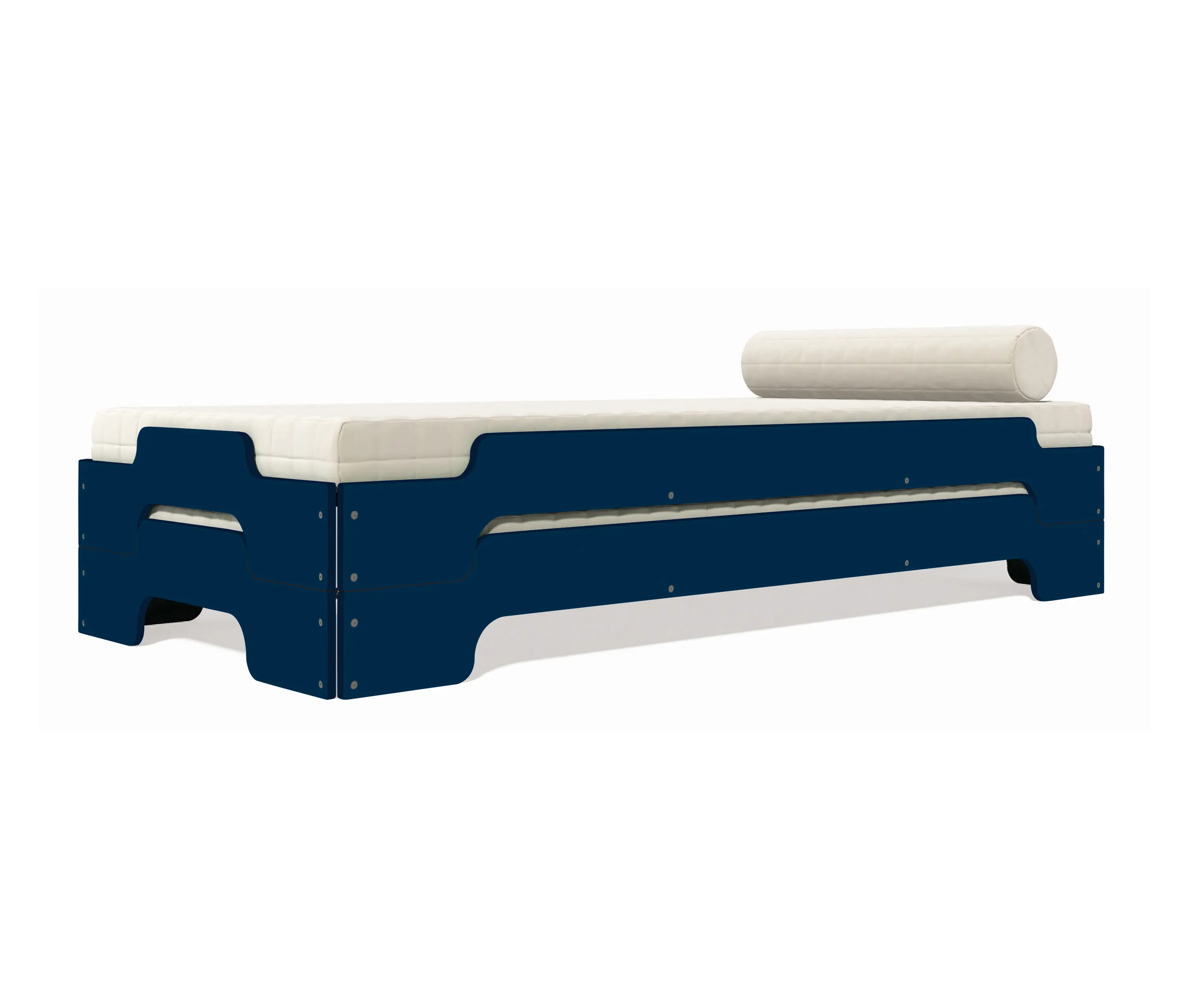 Müller small living - Stacking bed lacquered in standard colours