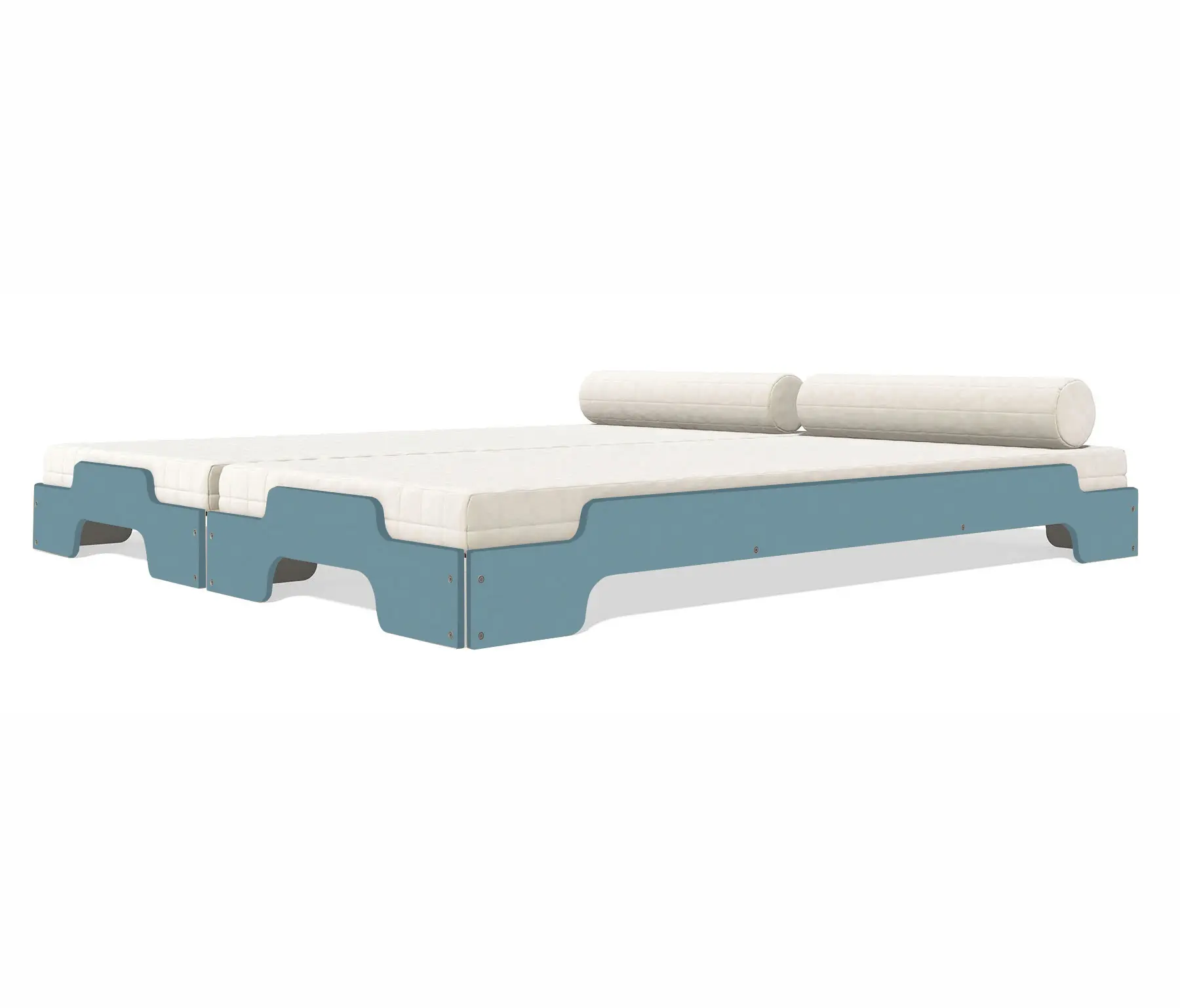 Müller small living - Stacking bed lacquered in standard colours