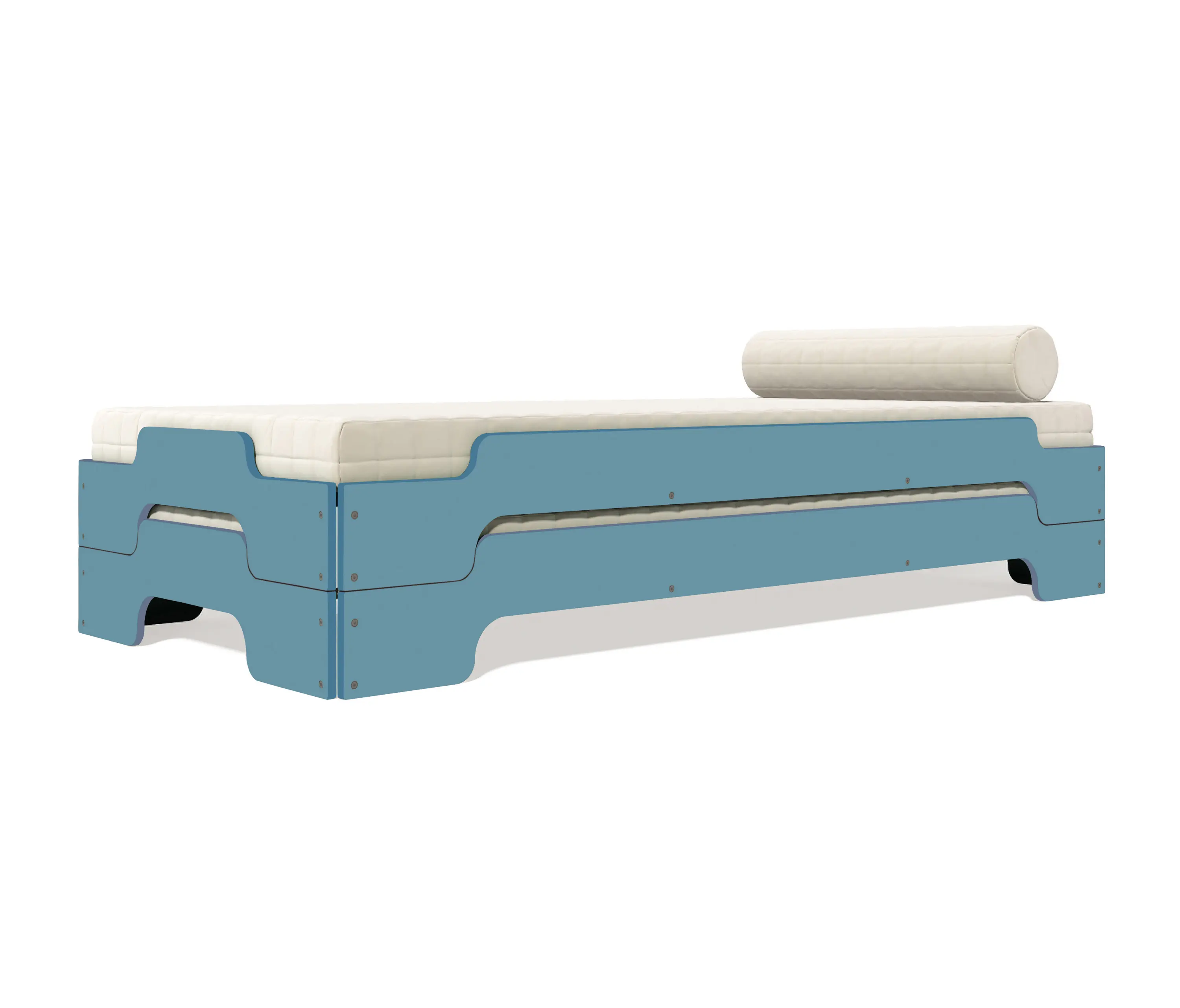 Müller small living - Stacking bed lacquered in standard colours