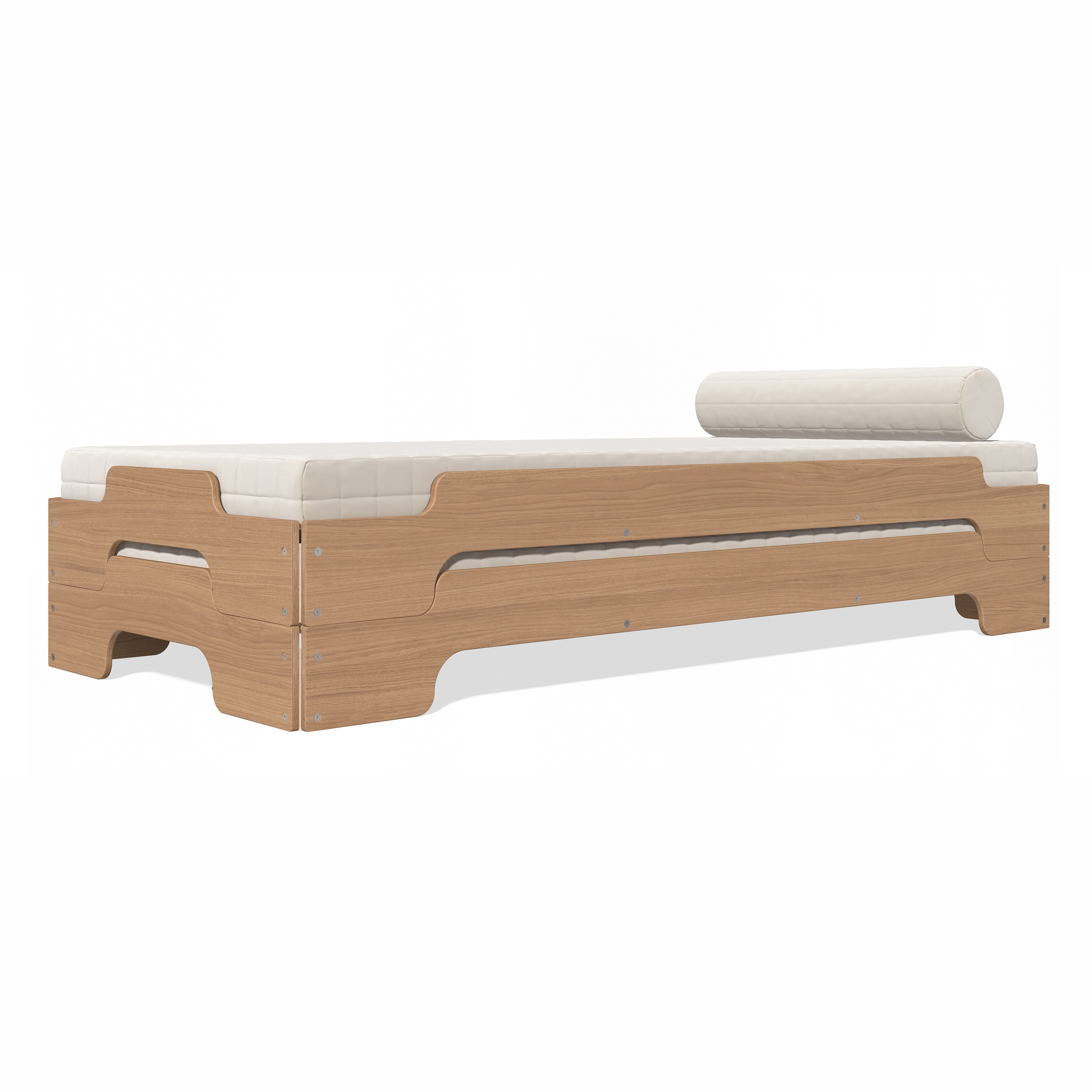 Display product Stacking bed classic oak from manufacturer Müller small living