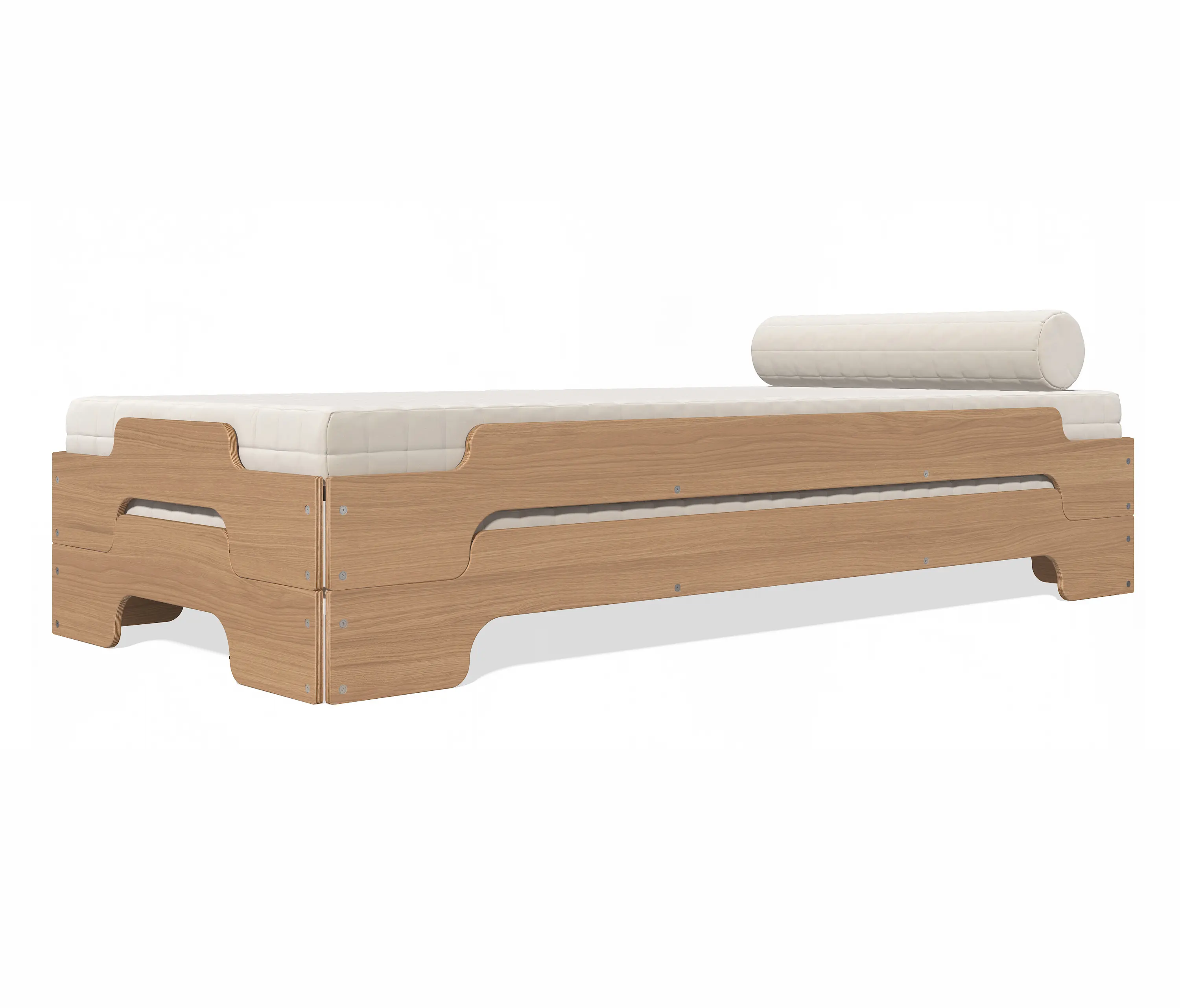 Müller small living - Stacking bed classic oak