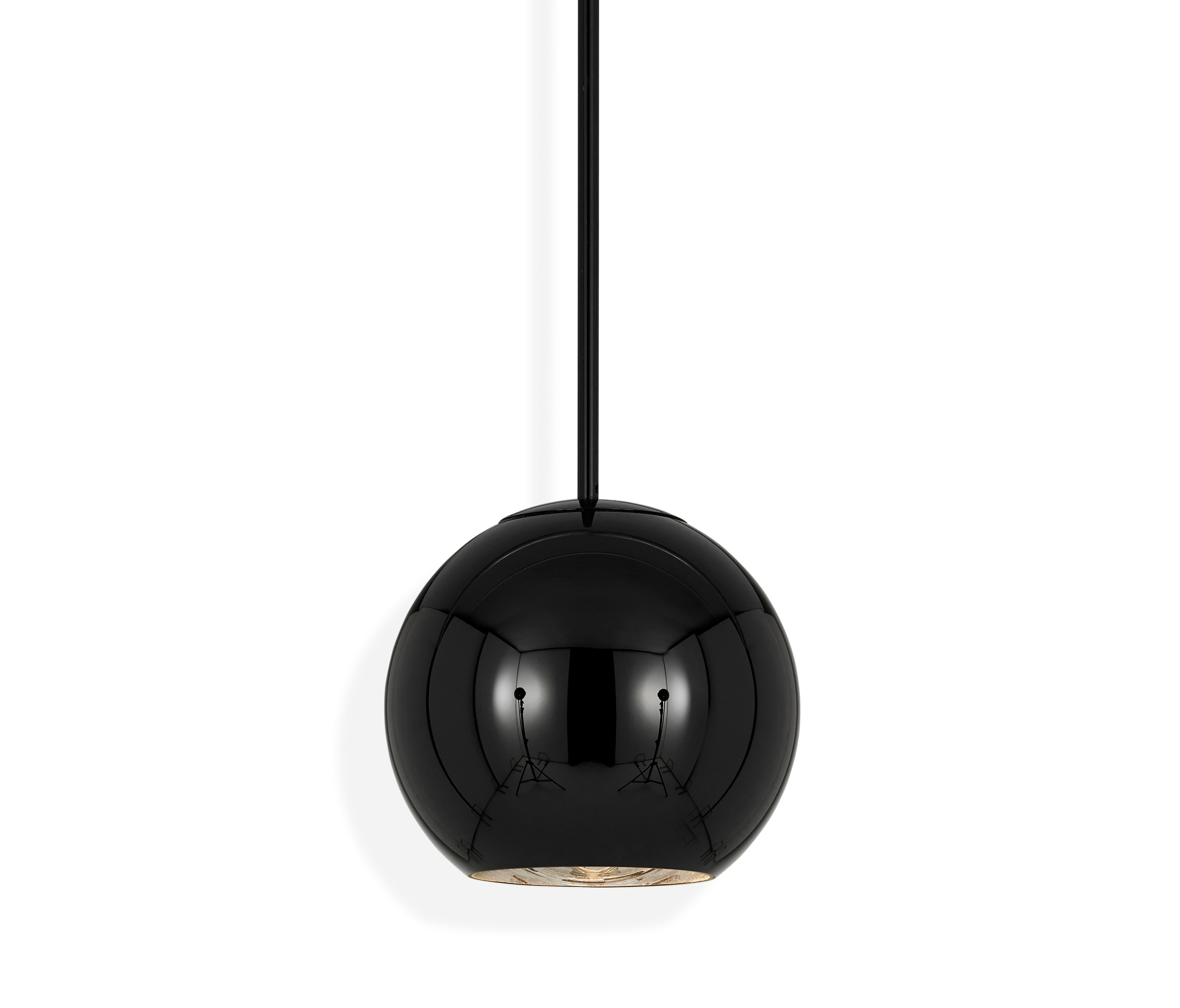 Display product Copper Round 25cm Pendant Black from manufacturer Tom Dixon