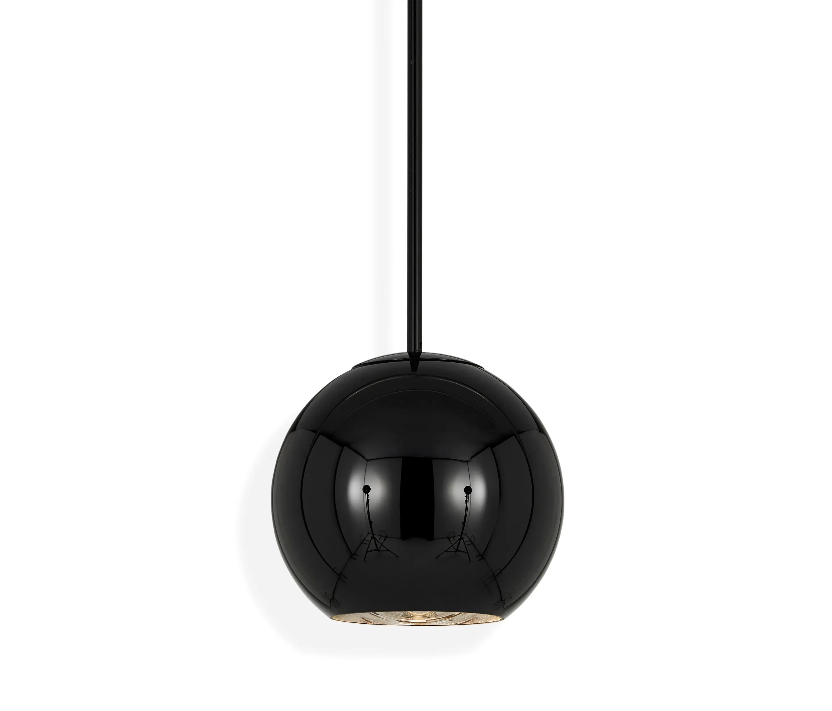 Tom Dixon - Copper Round 25cm Pendant Black