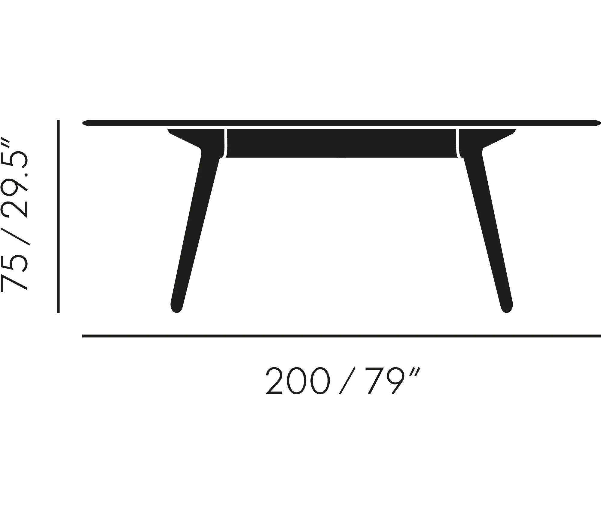Tom Dixon - Slab Table Black