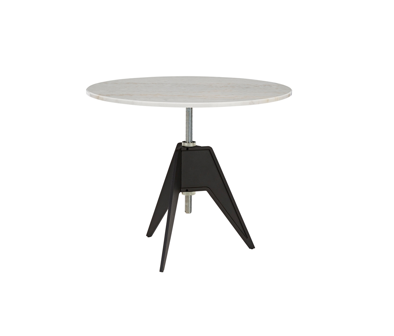 Produkt Screw Cafe Table White Marble Top 900mm des Herstellers Tom Dixon anzeigen