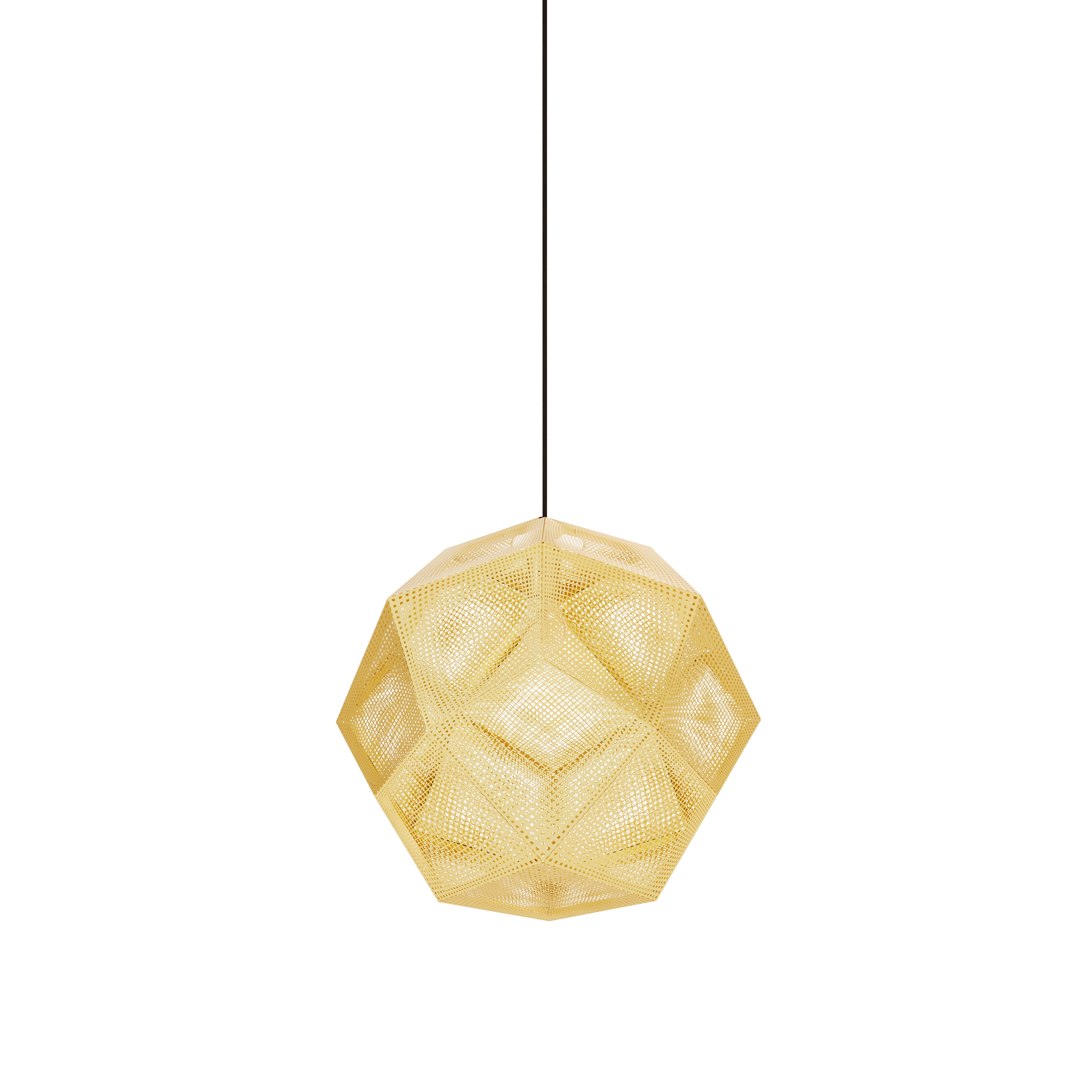 Display product Etch Brass 50cm Pendant from manufacturer Tom Dixon