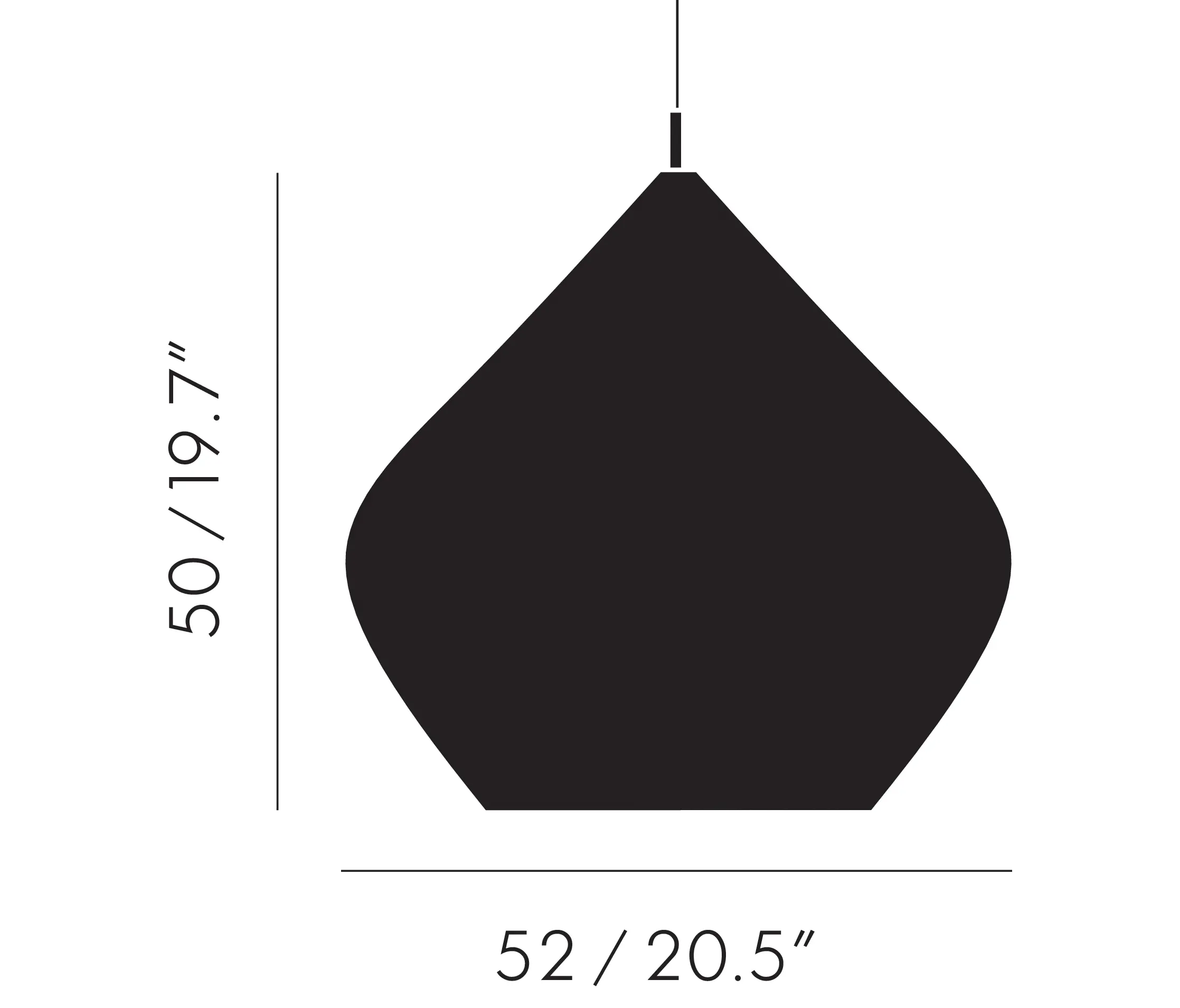 Tom Dixon - Beat Stout Pendant White