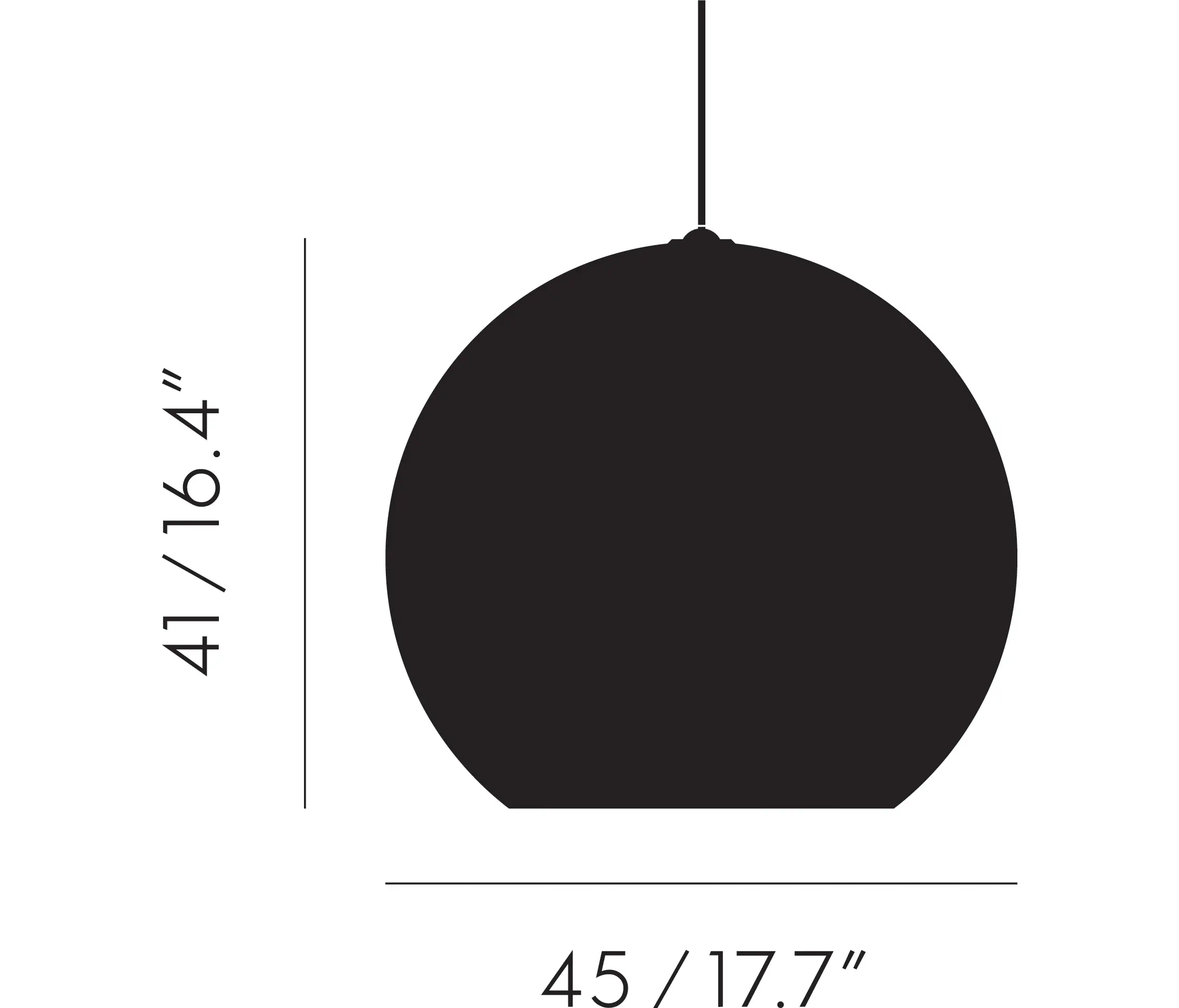 Tom Dixon - Copper Bronze Pendant 45cm