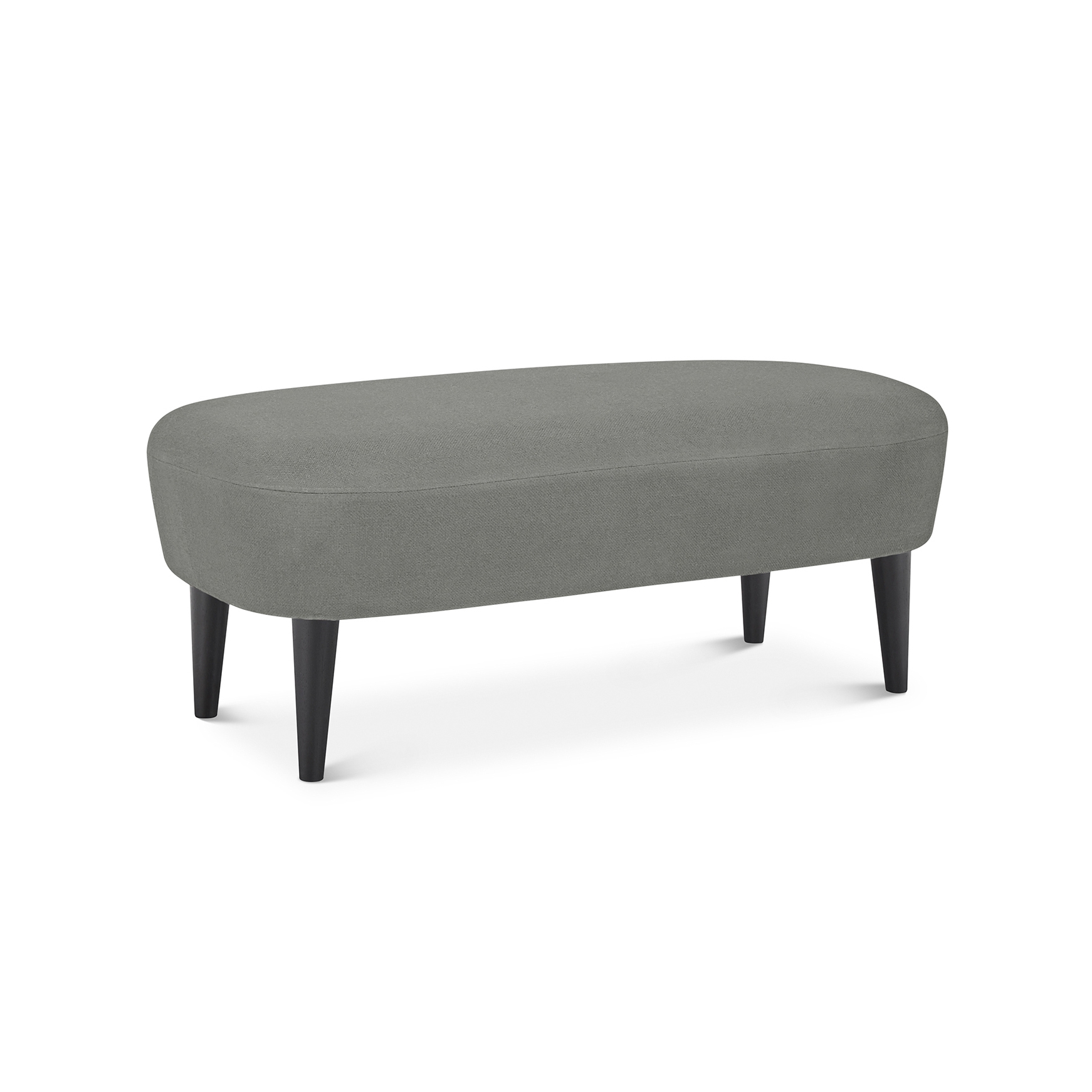Vertoon produk Wingback Long Ottoman Black Leg Hallingdal 65 van vervaardiger Tom Dixon