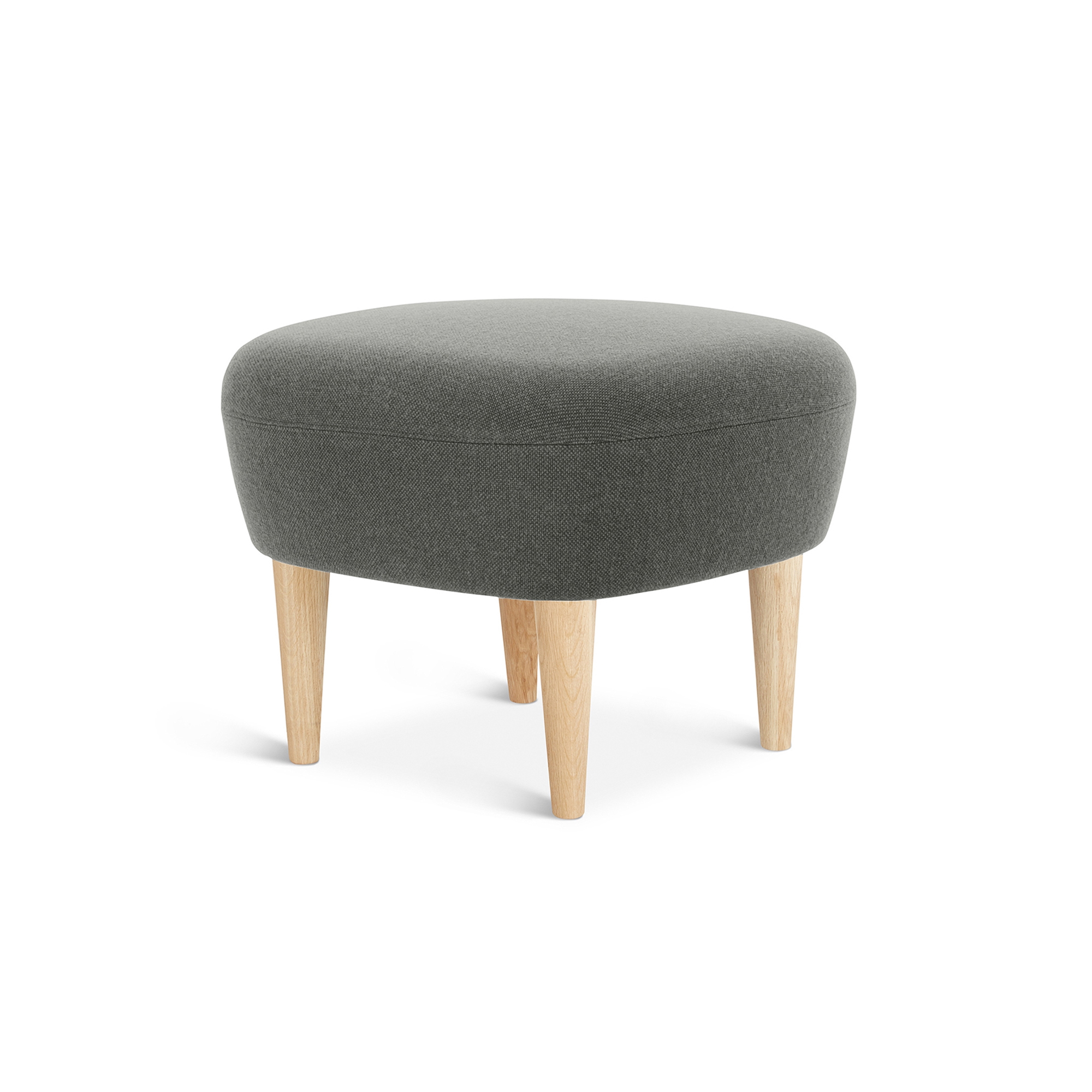 Wingback Ottoman Natural Leg Hallingdal 65