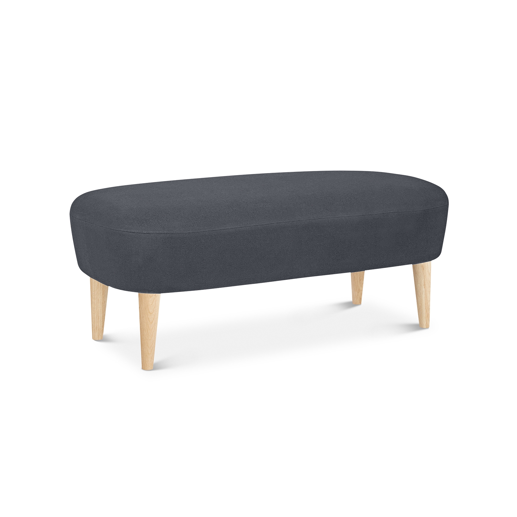 Wingback Long Ottoman Natural Leg Hallingdal 65