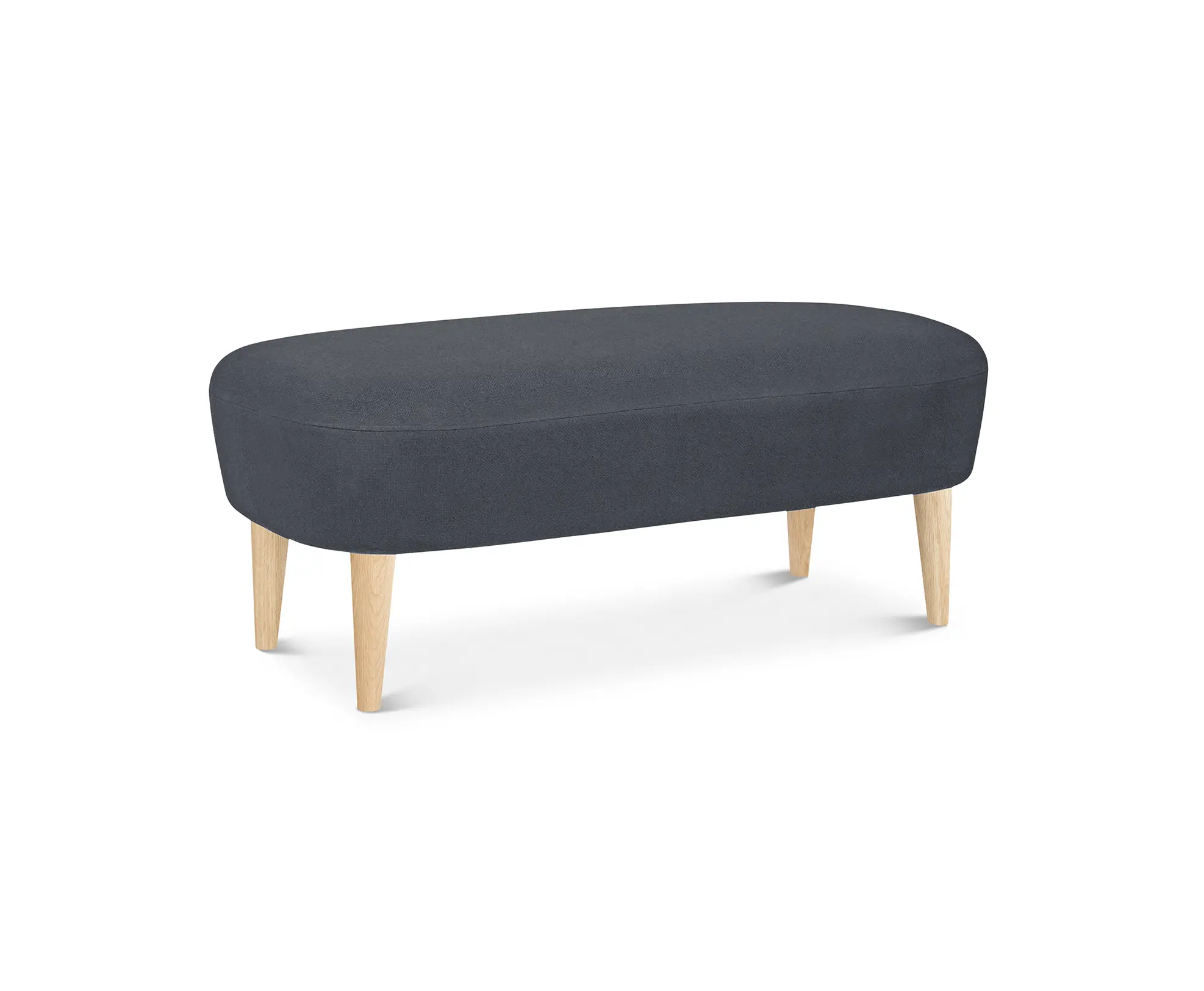 Tom Dixon - Wingback Long Ottoman Natural Leg Hallingdal 65