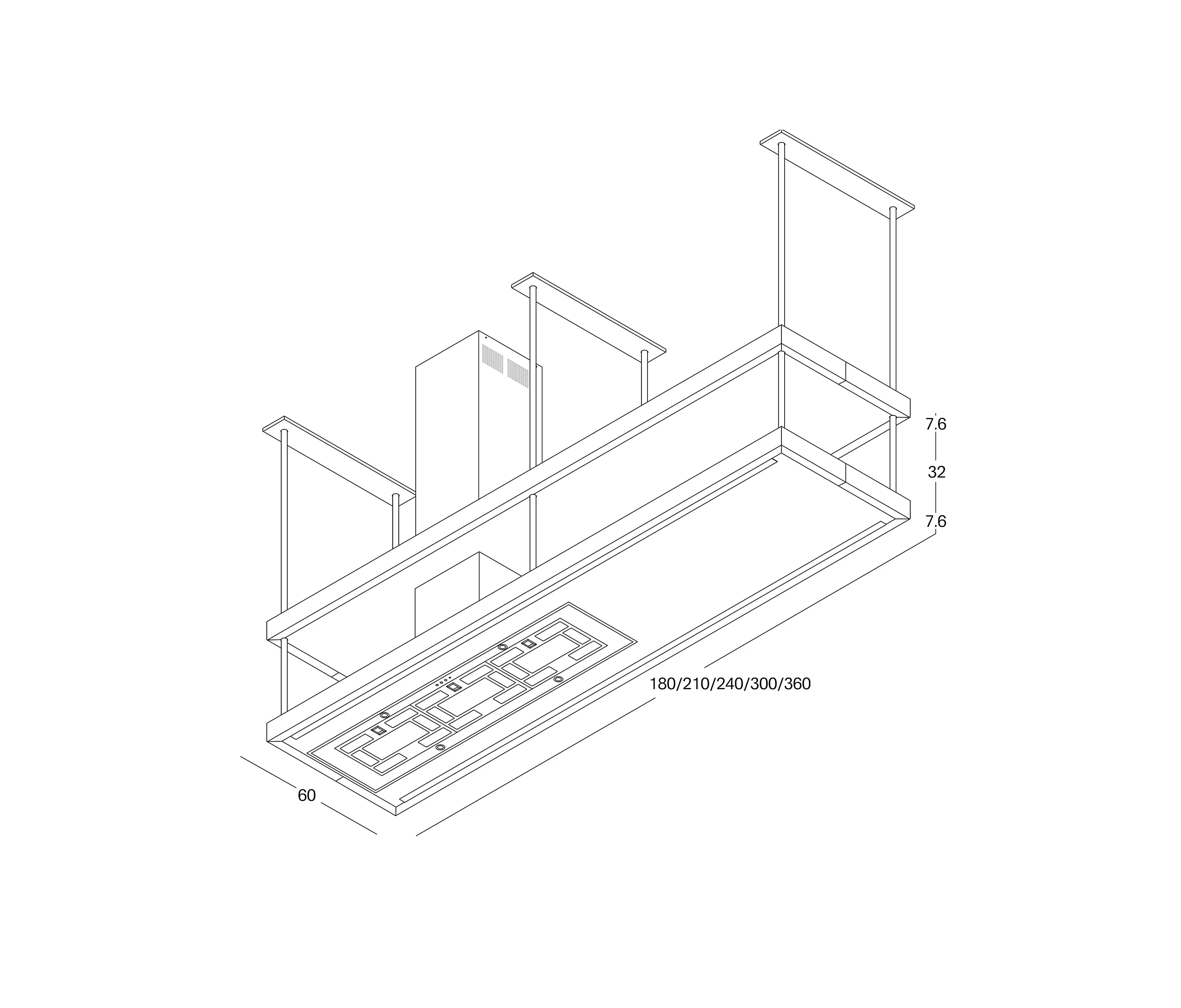 Arclinea - Convivium, Built-in Table