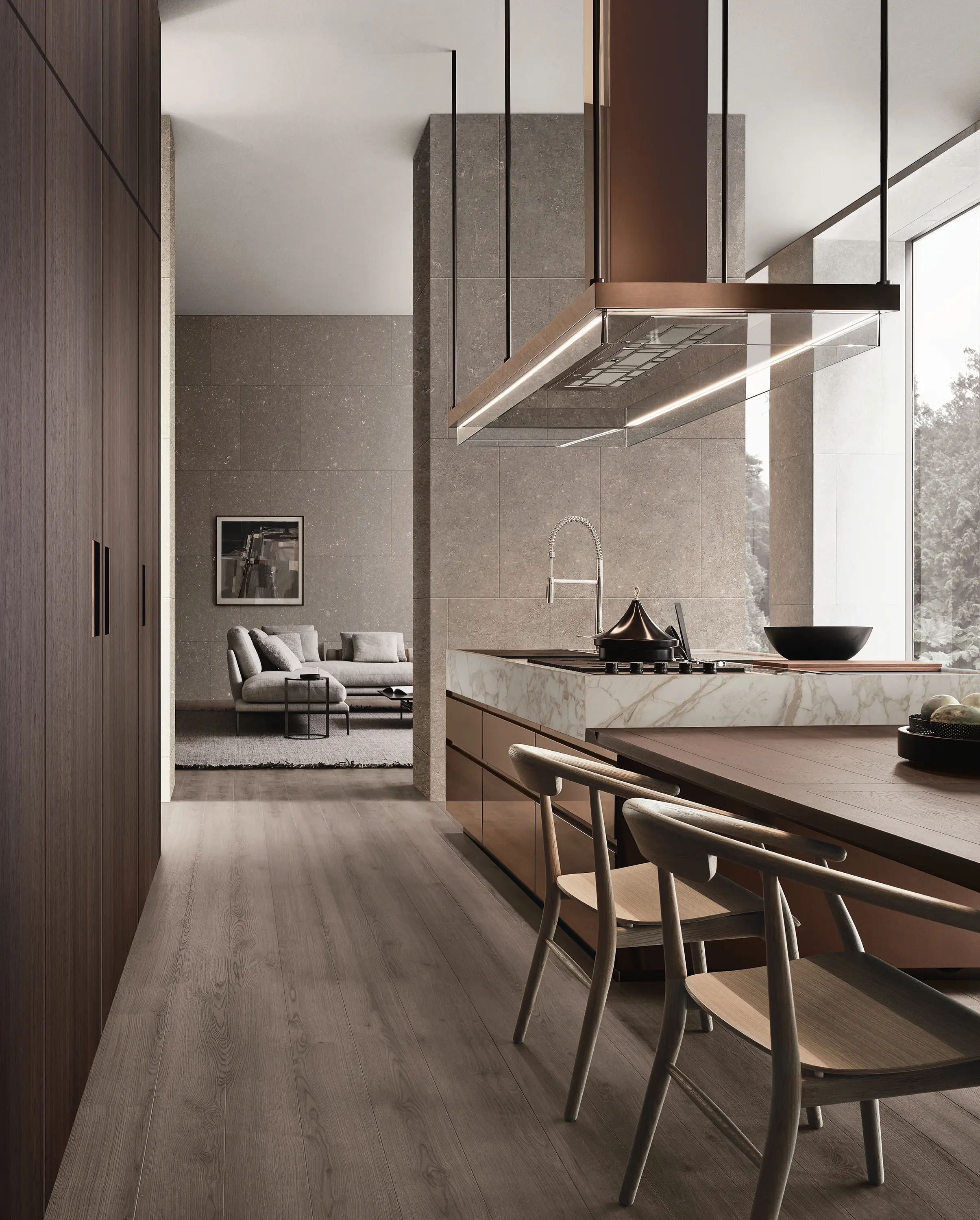 Arclinea - Convivium, Built-in Table
