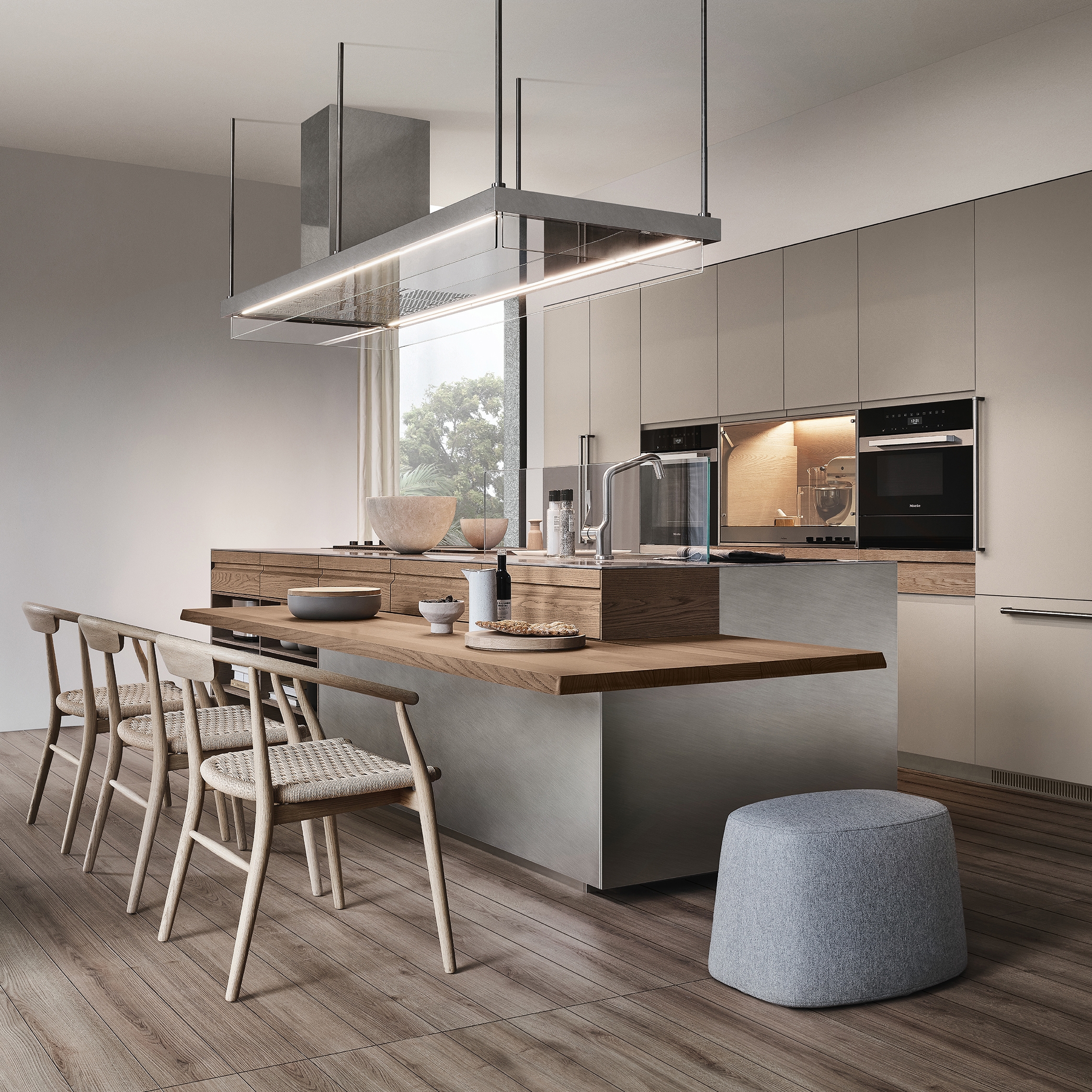 Afficher le produit Convivium, Snack Intégré du fabricant Arclinea