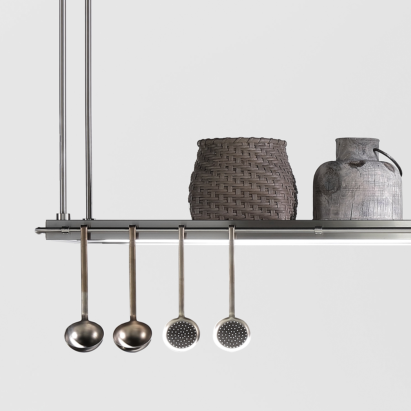 Display product Single Shelf in Stainless Steel from manufacturer Arclinea