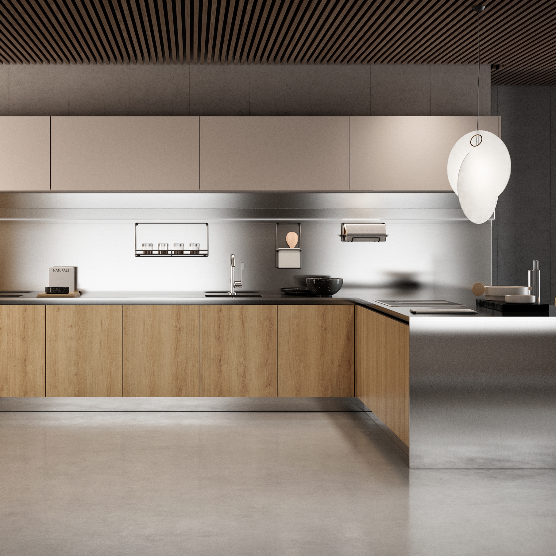 Afficher le produit Gamma péninsule snack du fabricant Arclinea