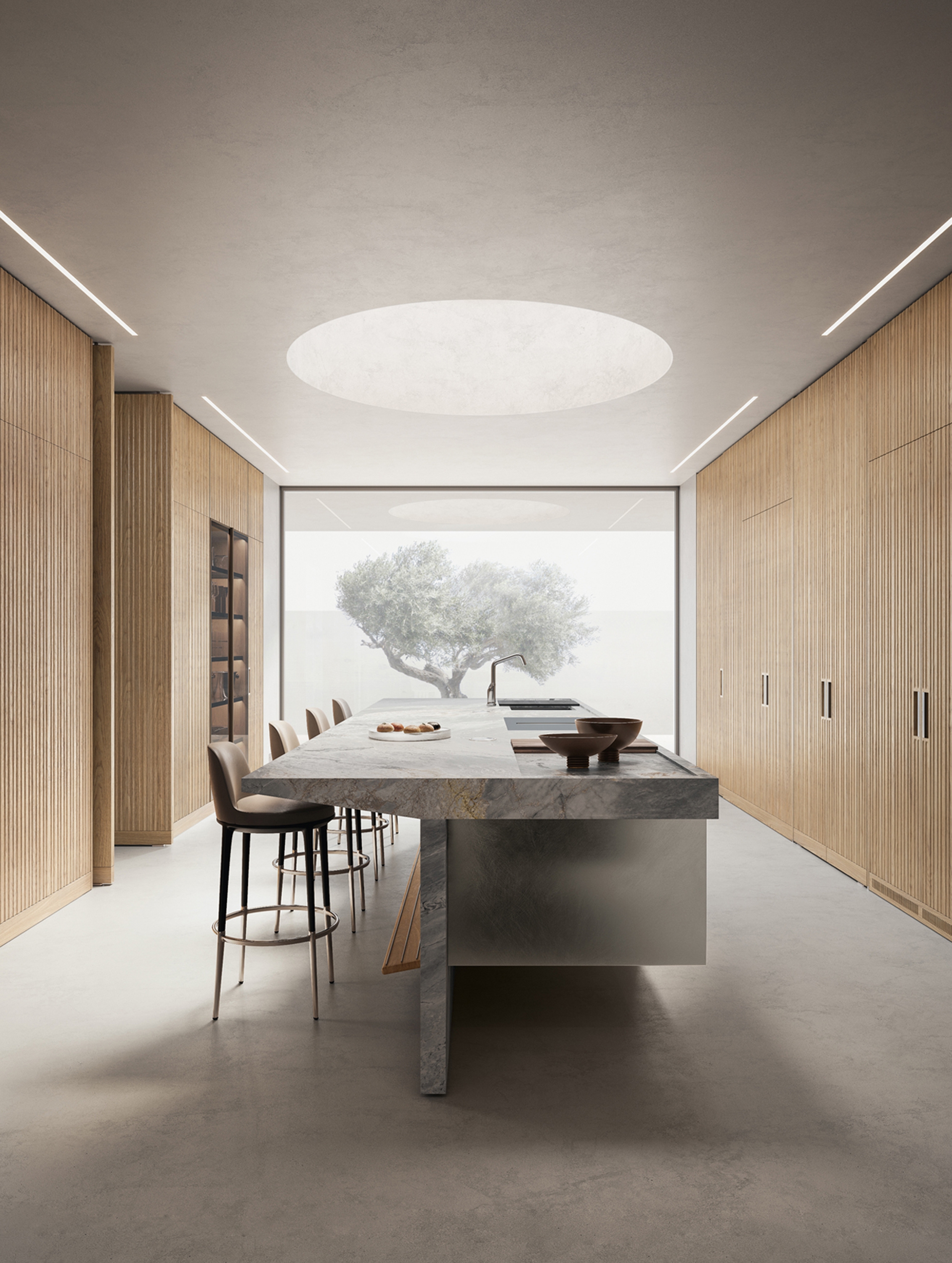 Display product Lignum et Lapis, Modus Doors System from manufacturer Arclinea
