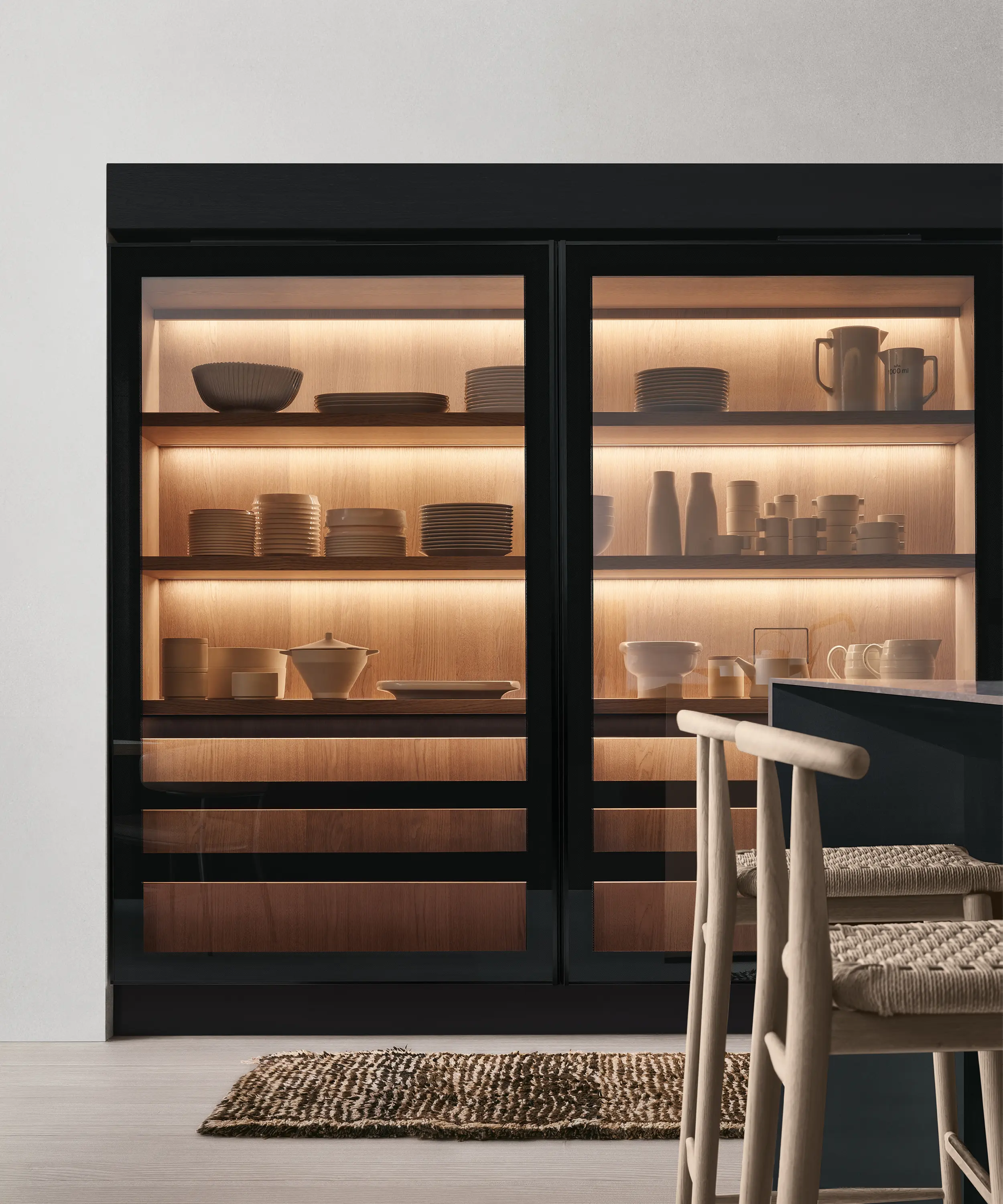 Arclinea - Thea,
Show and Wet Kitchen