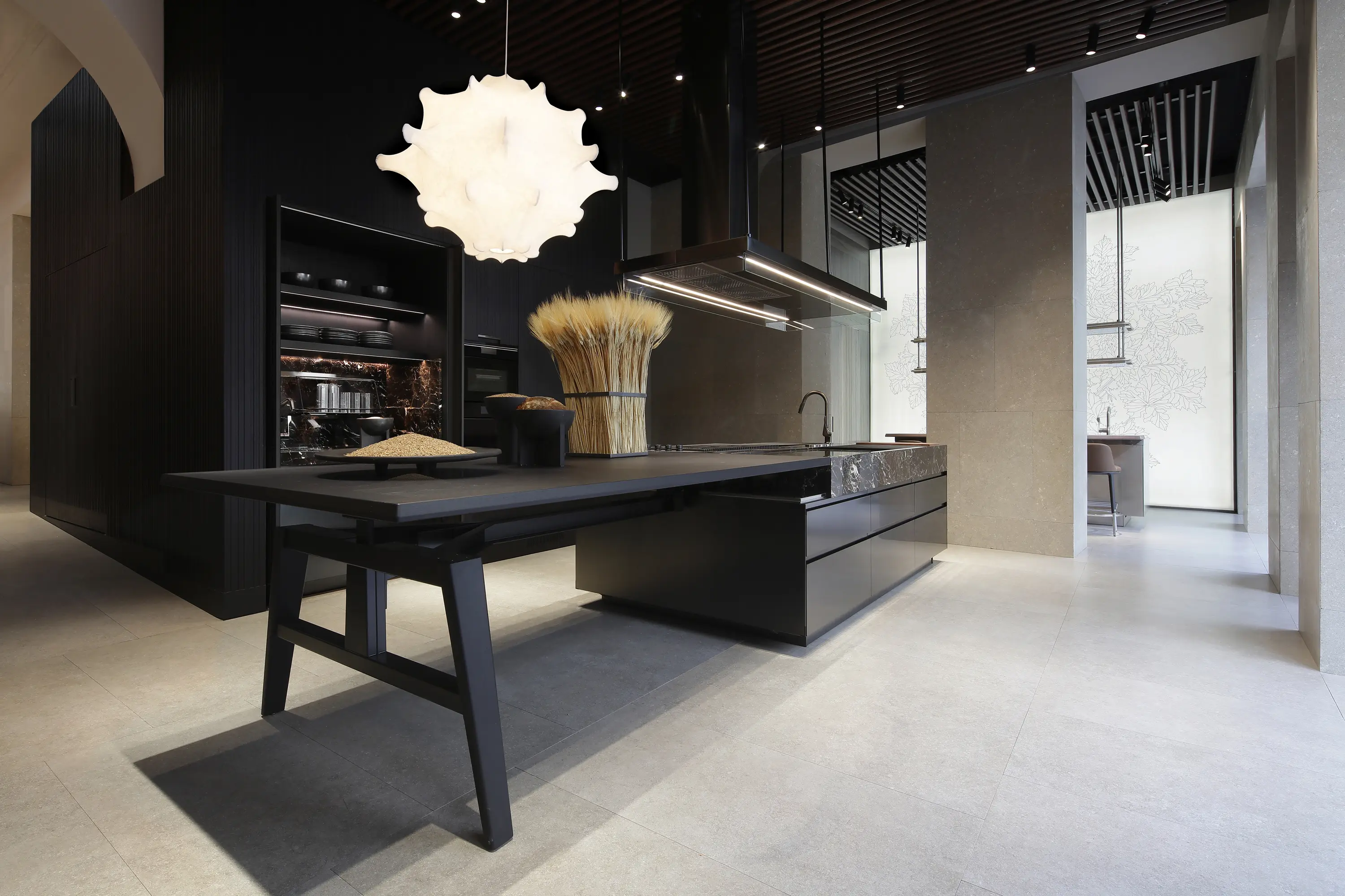 Arclinea - Convivium, Table Intégrée