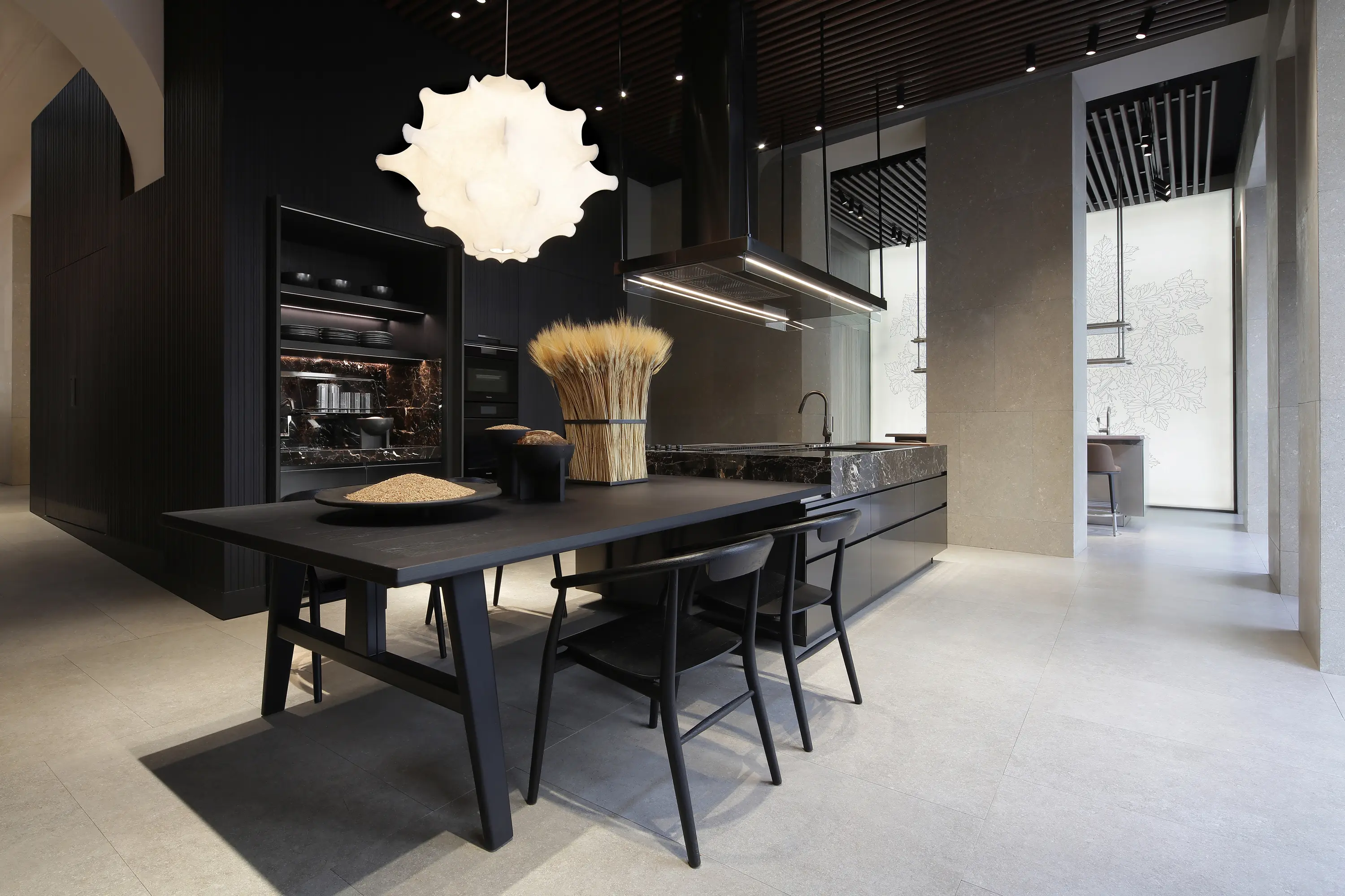 Arclinea - Convivium, Table Intégrée