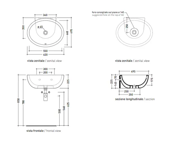 Ceramica Flaminia - Dip basin