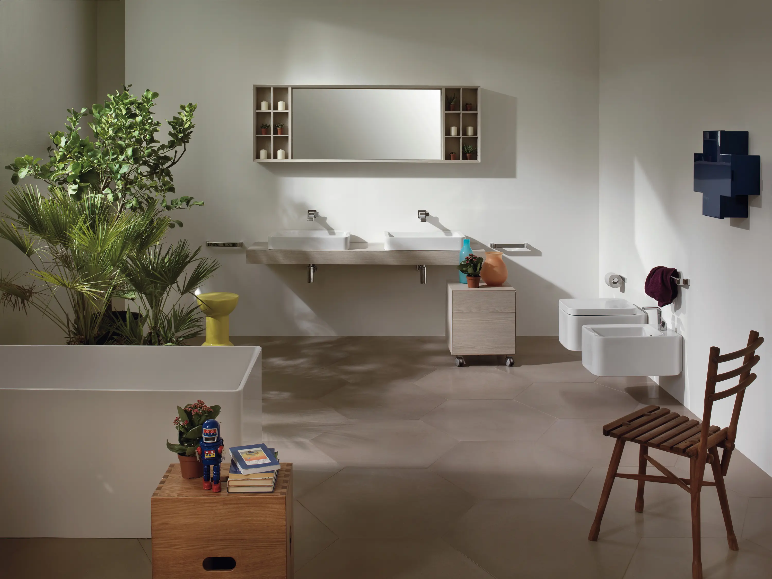 Ceramica Flaminia - Nile counter-top basin 62