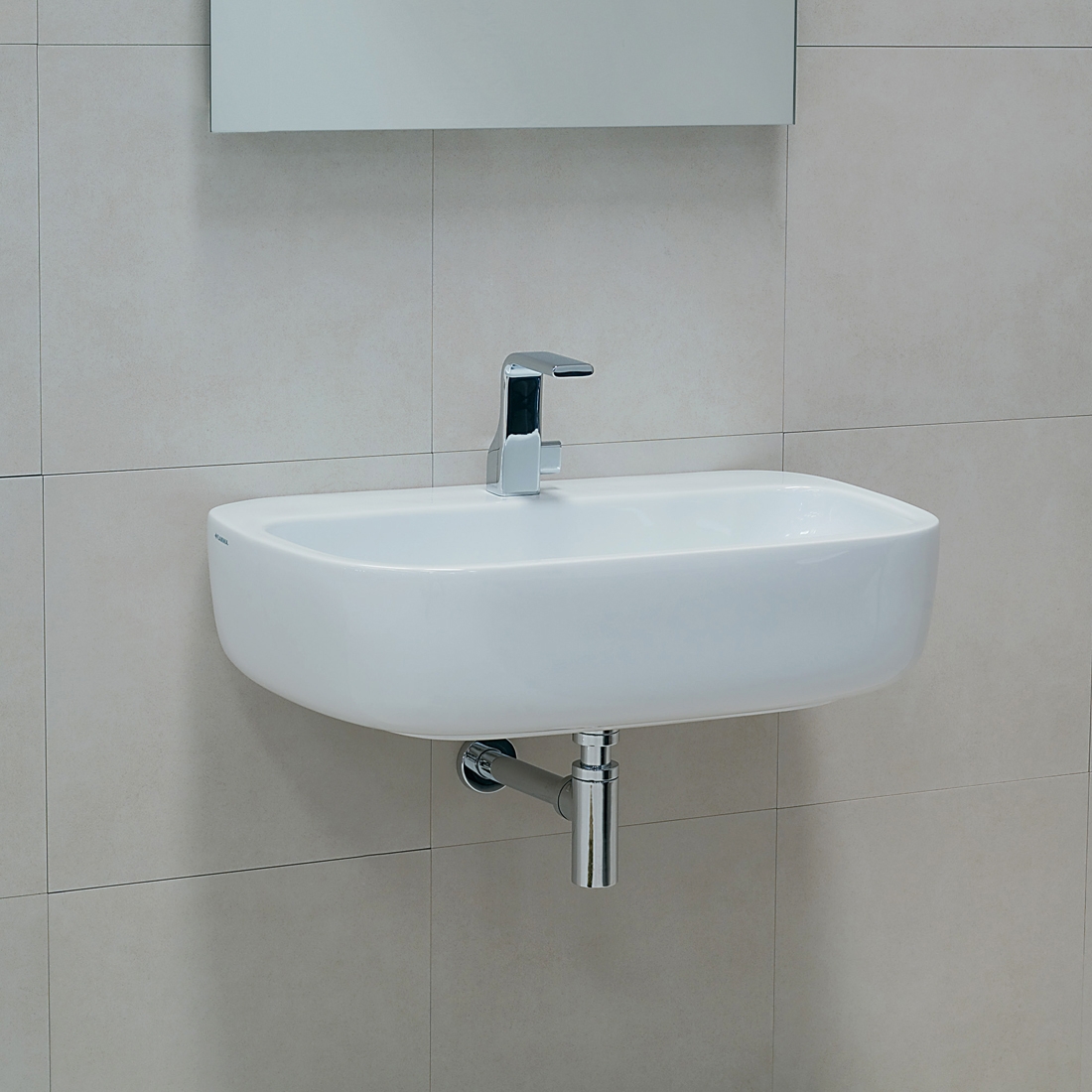 Vertoon produk Mono 64 basin van vervaardiger Ceramica Flaminia