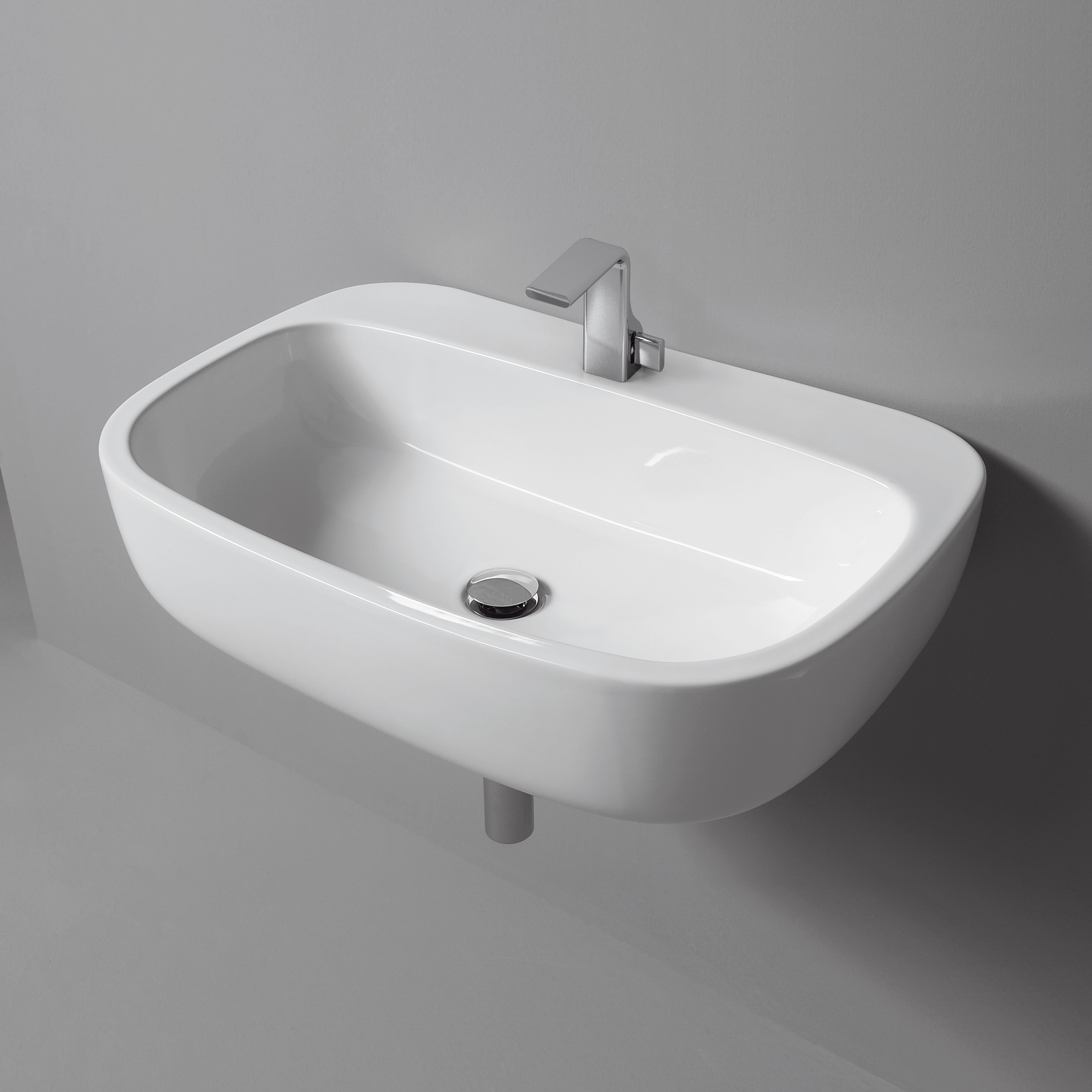 Vertoon produk Mono 74 basin van vervaardiger Ceramica Flaminia