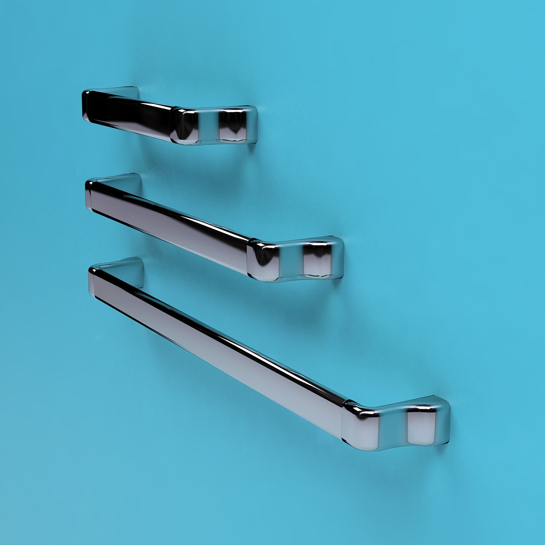 Vertoon produk Noke’ towel holder van vervaardiger Ceramica Flaminia