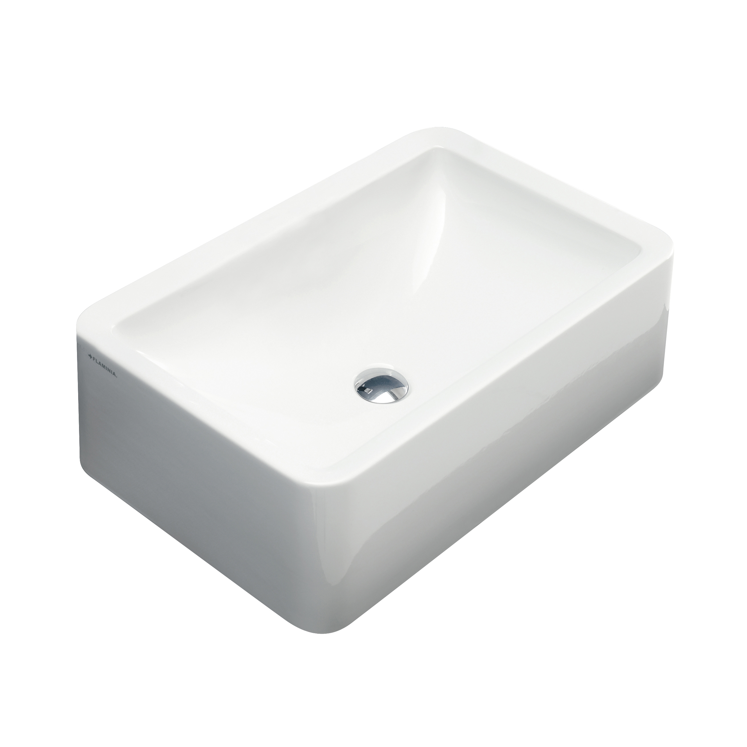 Vertoon produk Nile counter-top basin 62 H van vervaardiger Ceramica Flaminia
