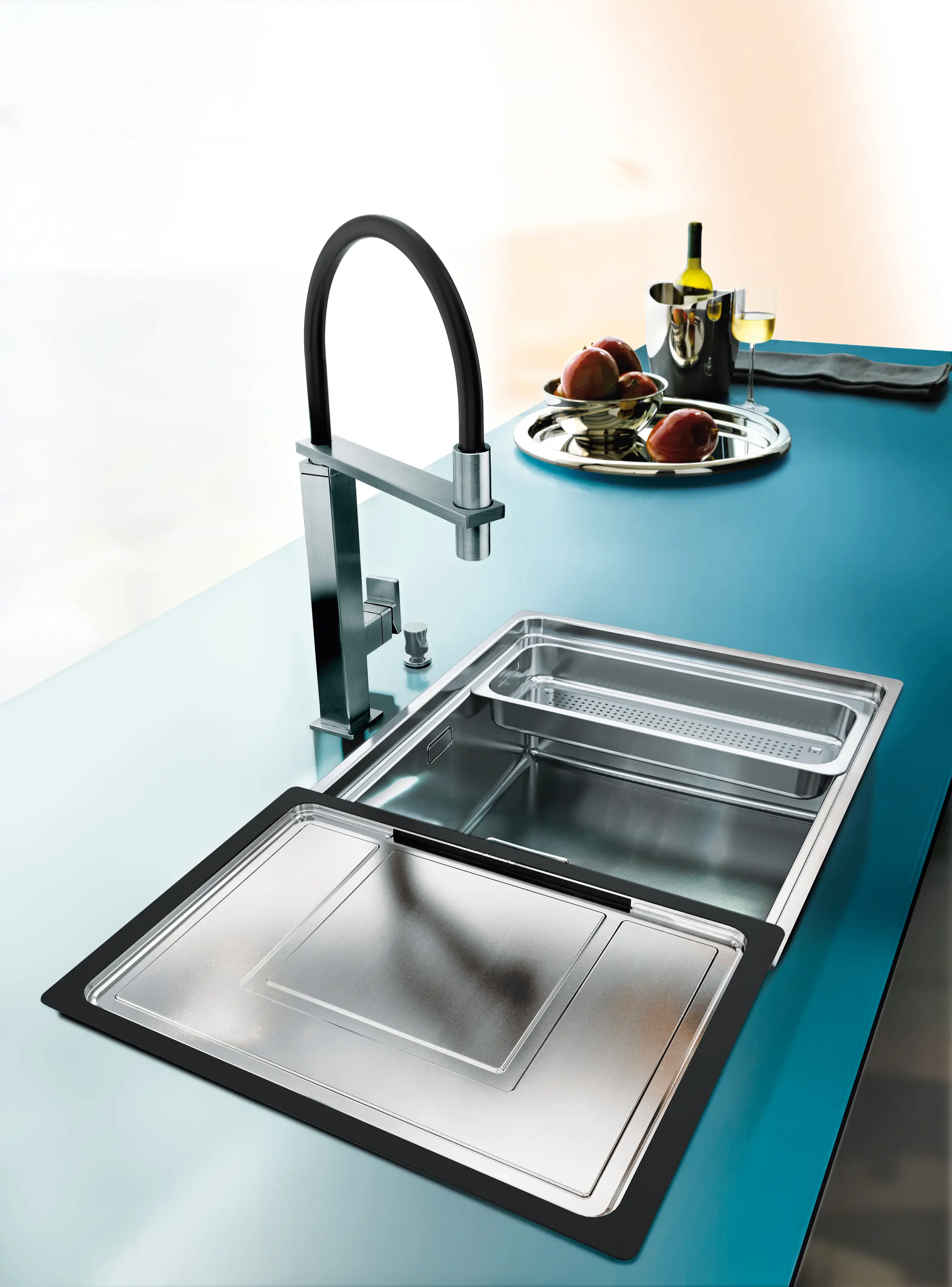 CENTINOX FITTING SWIVEL SPOUT STAINLESS STEEL - Kitchen taps from ...