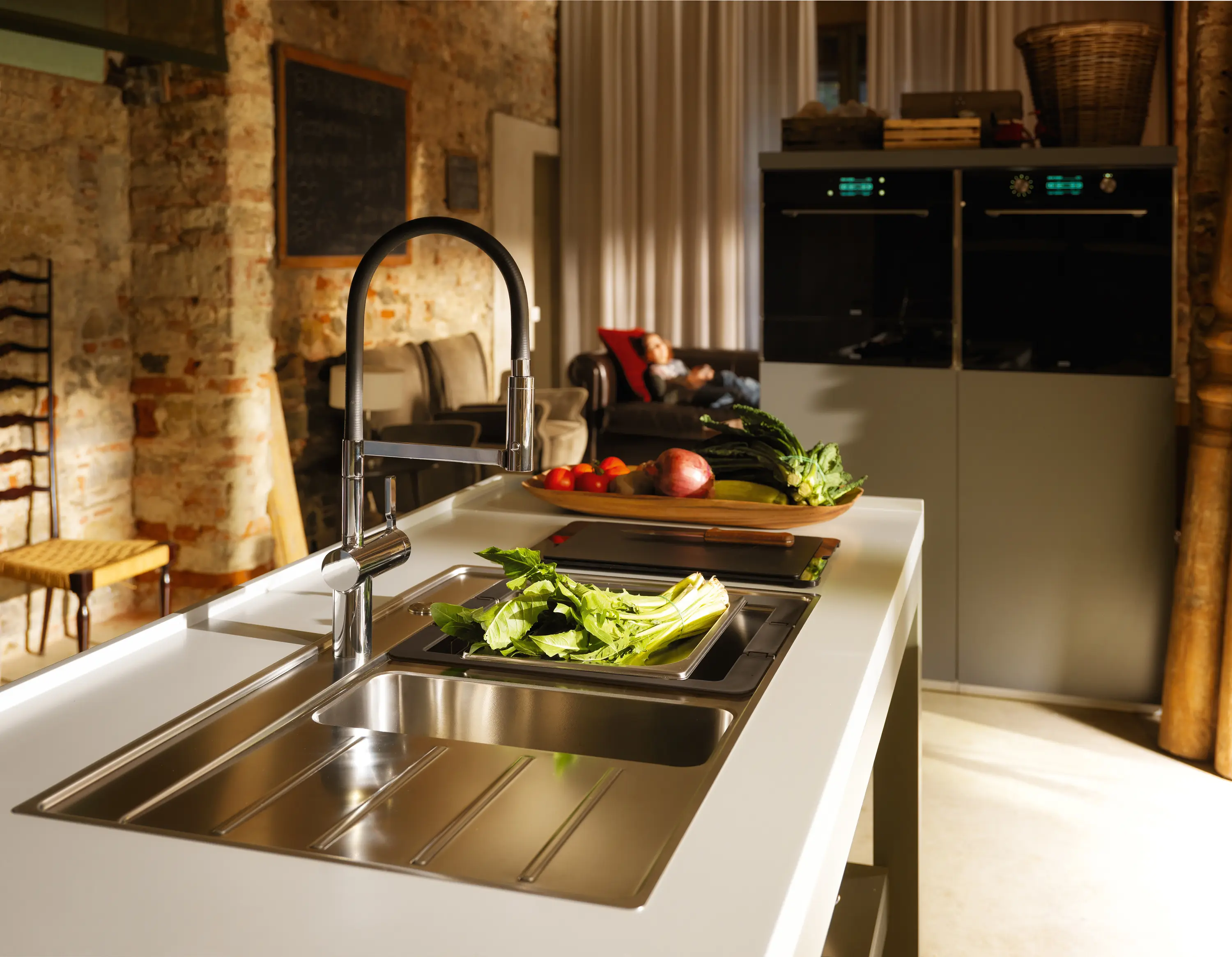 Franke Home Solutions - Frames by Franke Multifunktionsofen Touch mit Pyrolyse FS 913 P Edelstahl Glas Schwarz