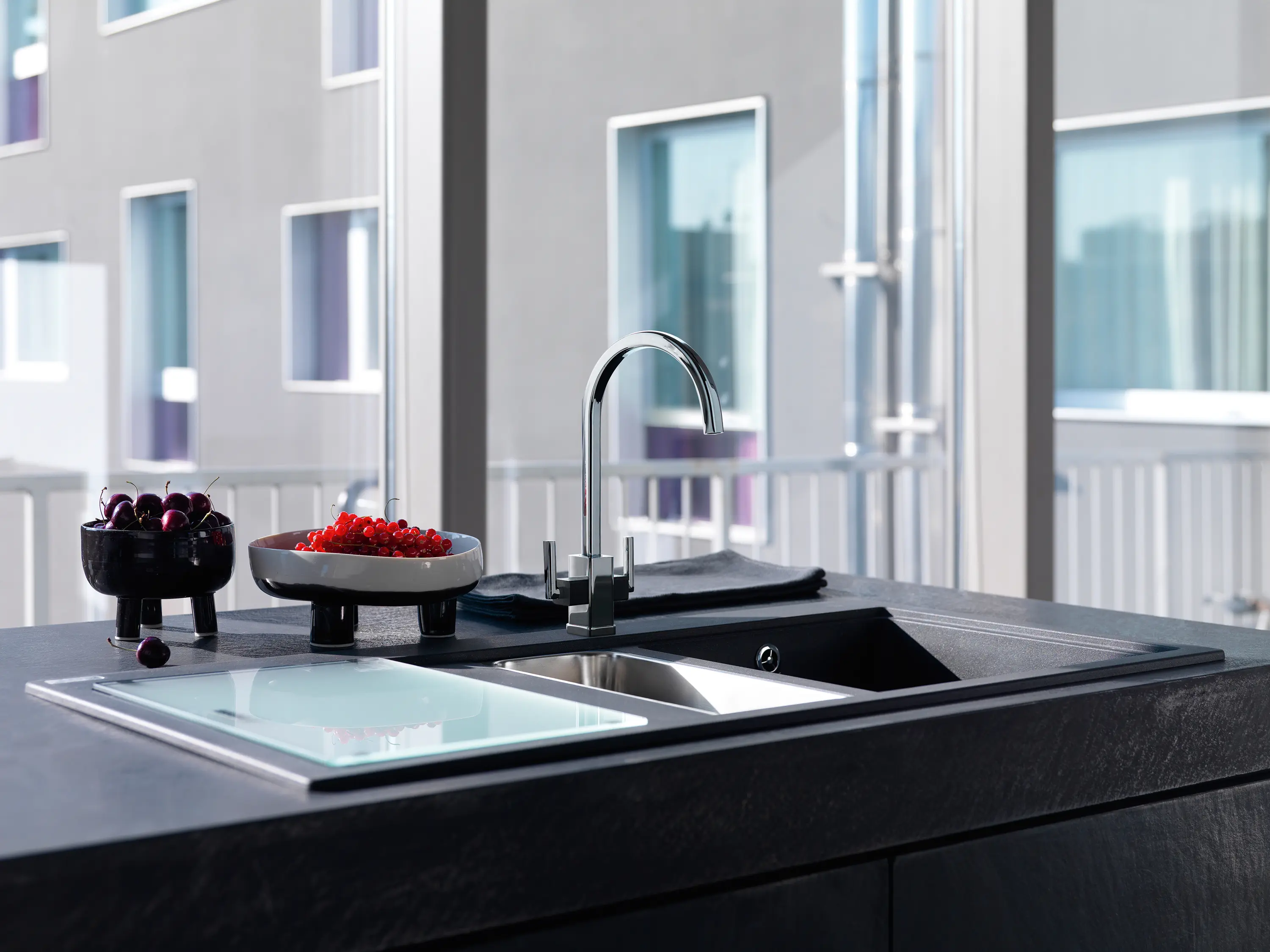 Franke Home Solutions - Mythos Sink Fusion MTF 651-100 Fragranit + Onyx