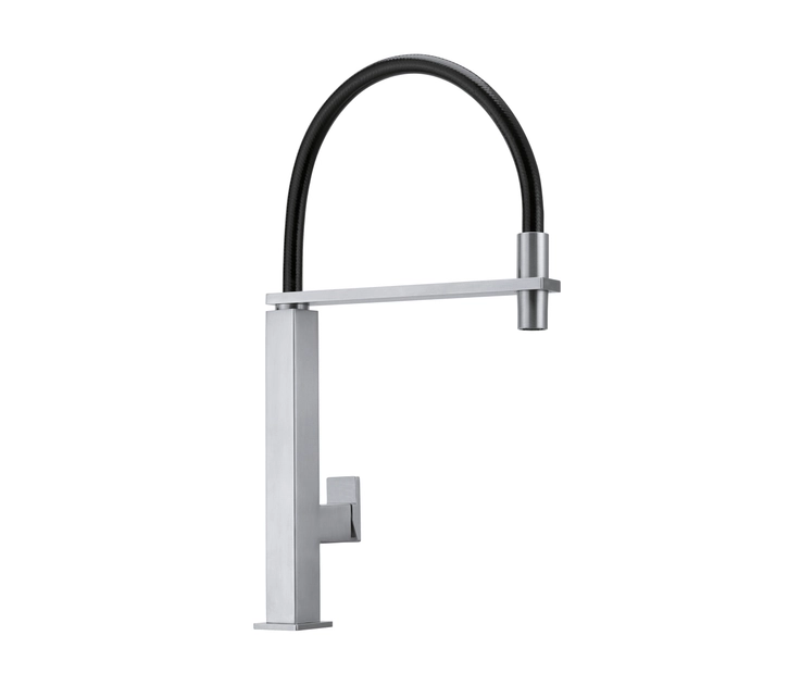 CENTINOX FITTING PULL OUT NOZZLE STAINLESS STEEL / BLACK - Kitchen taps ...