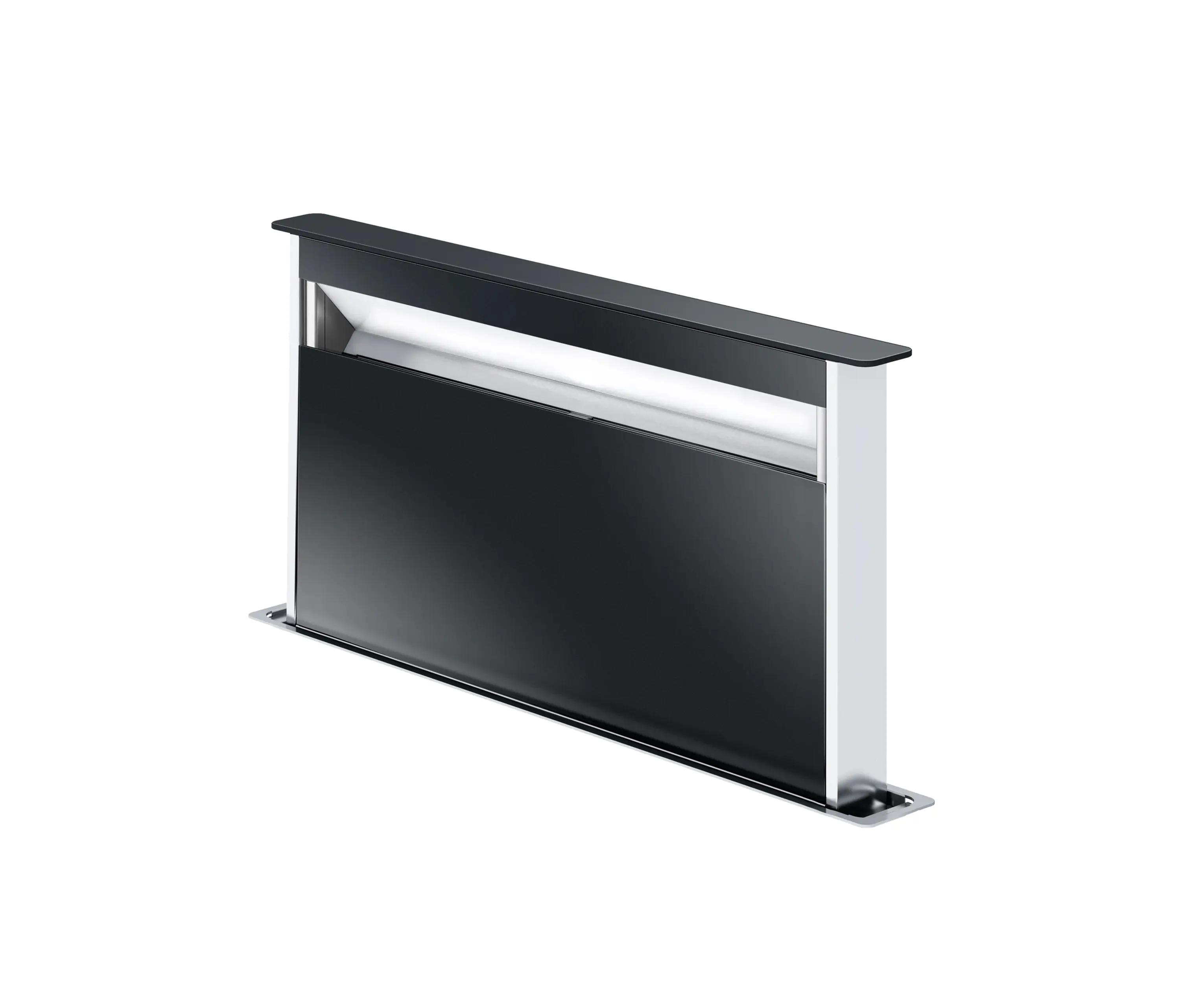 Franke Home Solutions - Frames By Franke Cappa Fs Dw 866 Xs Bk Inox Satinato - Cristallo Nero