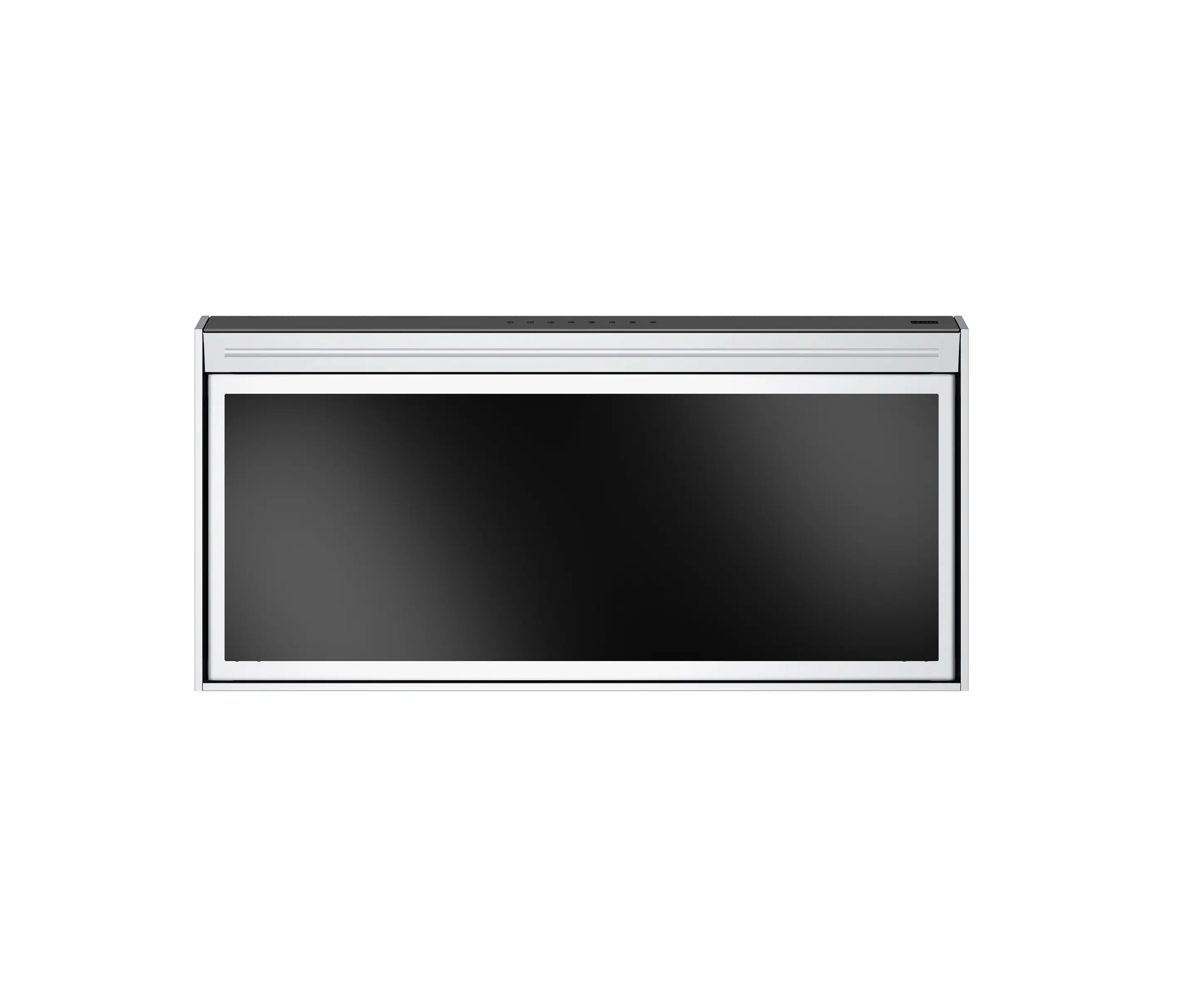Franke Home Solutions - Frames by Franke Hood FS TS 906 W XS BK Stainless Steel-Glass Black