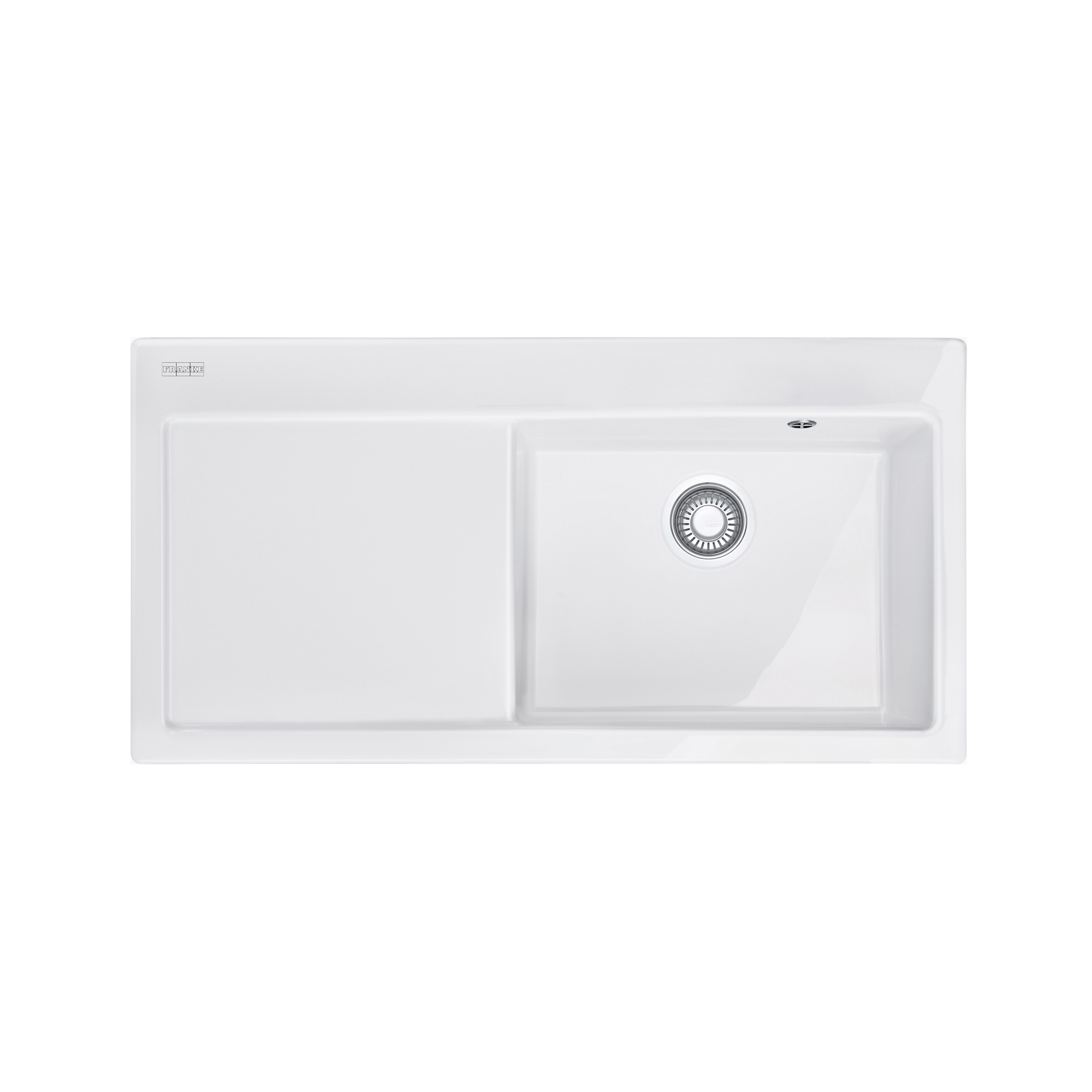 Display product Mythos Sink MTK 611-100 Ceramic Glacier from manufacturer Franke Home Solutions