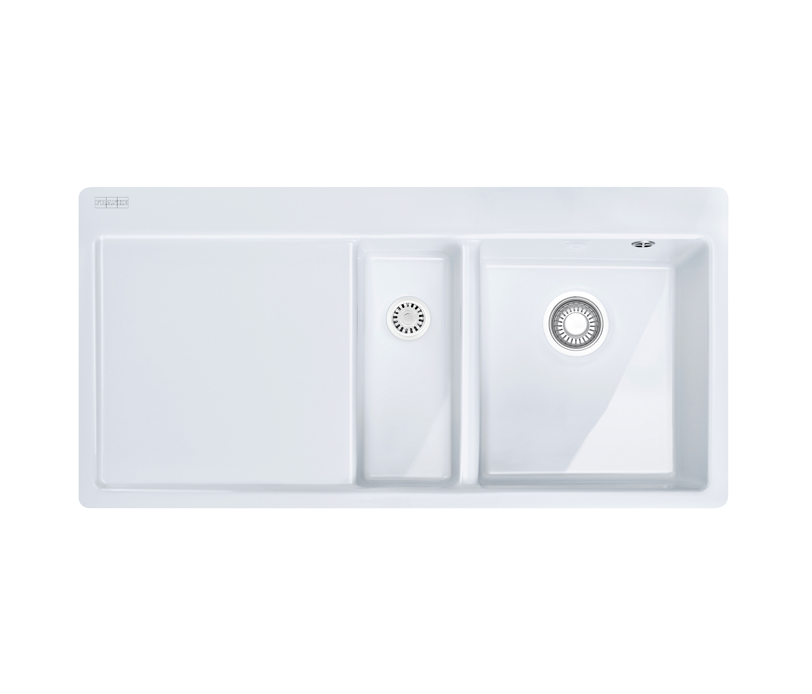 Display product Mythos Sink MTK 251-100 Ceramic Glacier from manufacturer Franke Home Solutions
