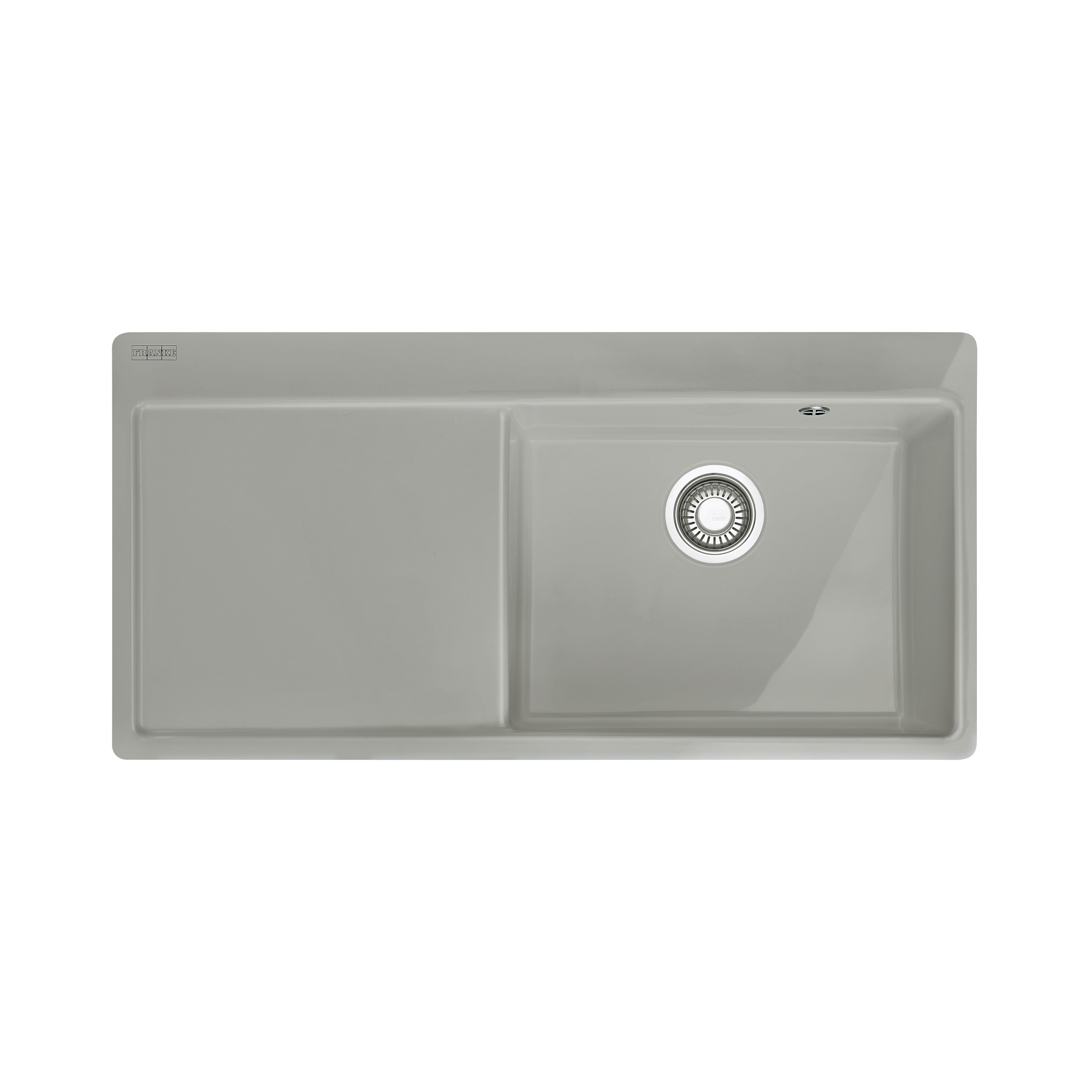 Display product Mythos Sink MTK 211-100 Ceramic Pearl Grey Matt from manufacturer Franke Home Solutions