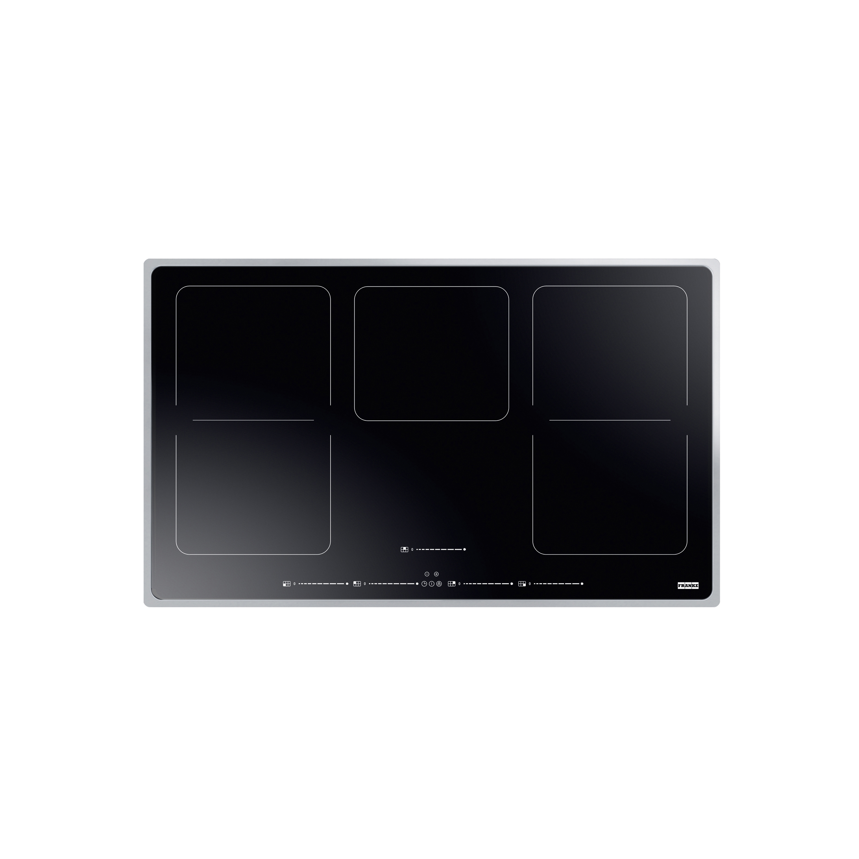 Display product Frames by Franke Hob FHFS PV 865 1I 2FLEX ST BK Stainless Steel Glass Black from manufacturer Franke Home Solutions