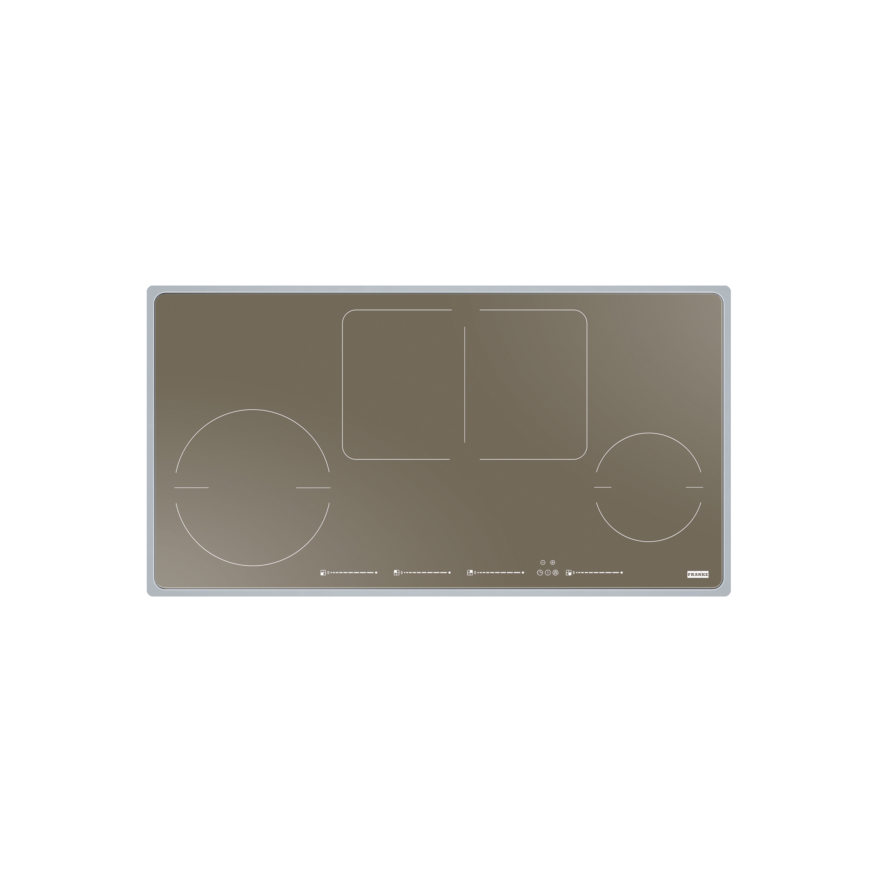 Display product Frames by Franke Hob FHFS SY 864 2I 1FLEX ST BK Edelstahl, Glas champagne from manufacturer Franke Home Solutions