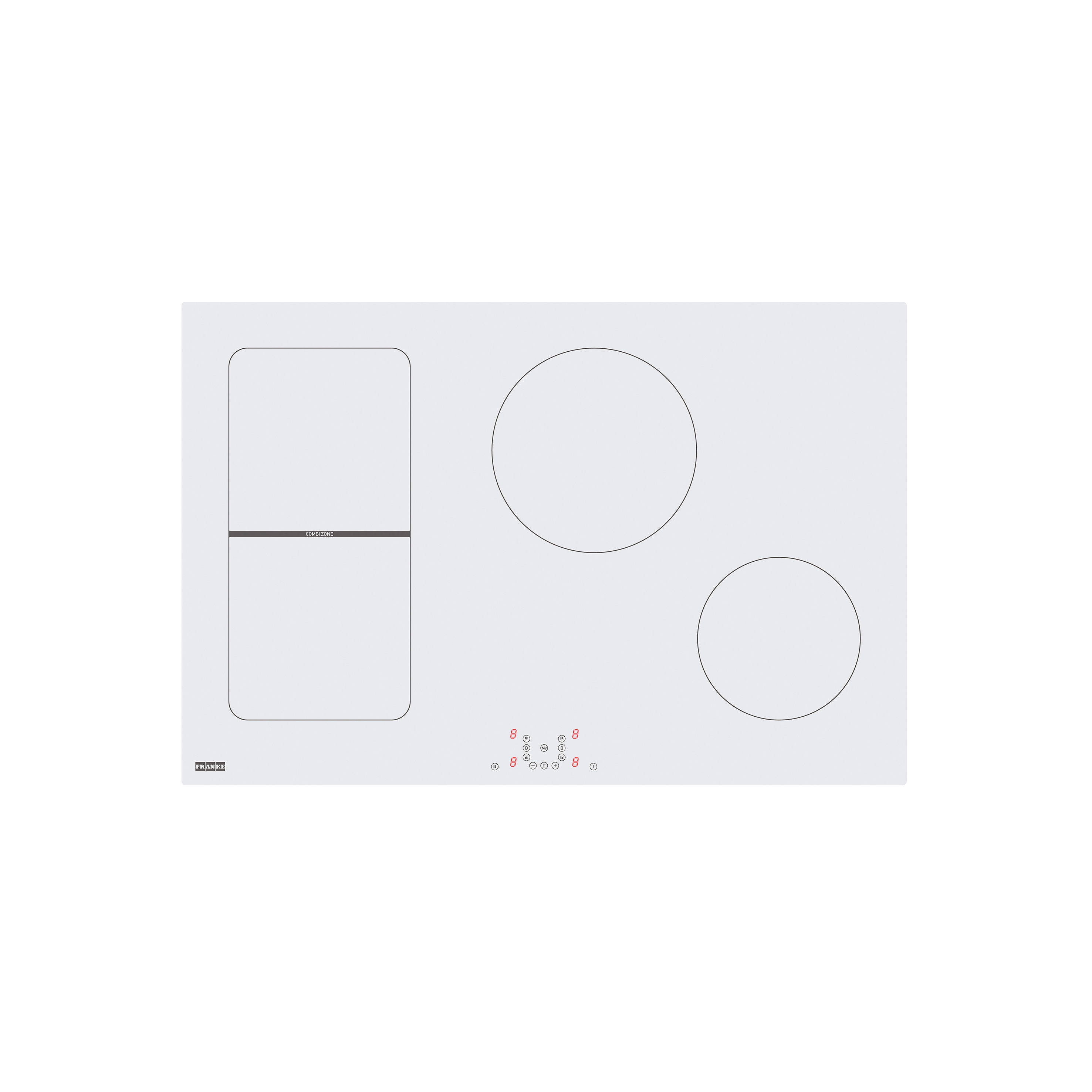 Display product Maris Induction Cooking Hob FHMR 804 2I 1Flexi WH Glass White from manufacturer Franke Home Solutions