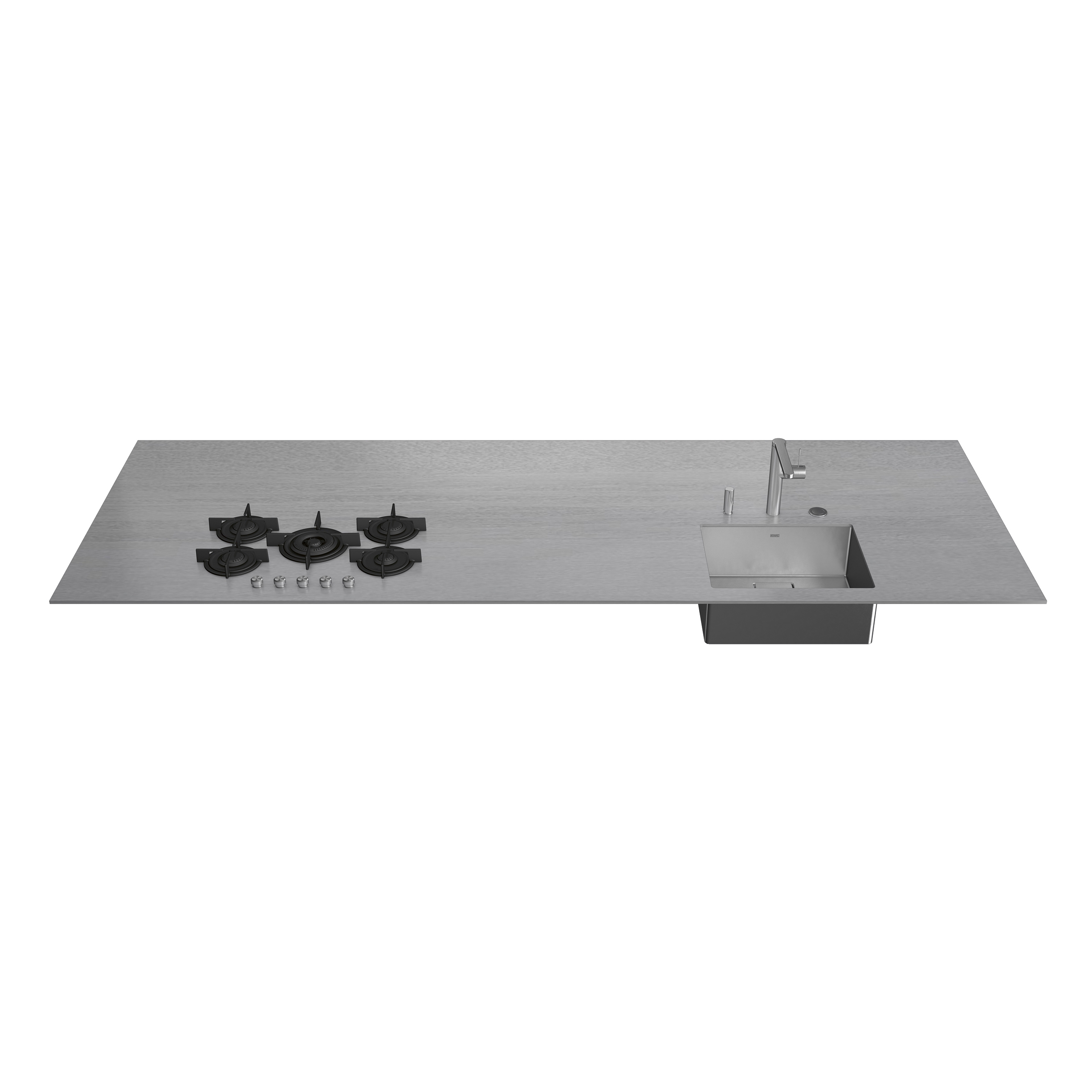 Display product Customized Stainless Steel Worktop With Integrated Gas Hob from manufacturer Franke Home Solutions
