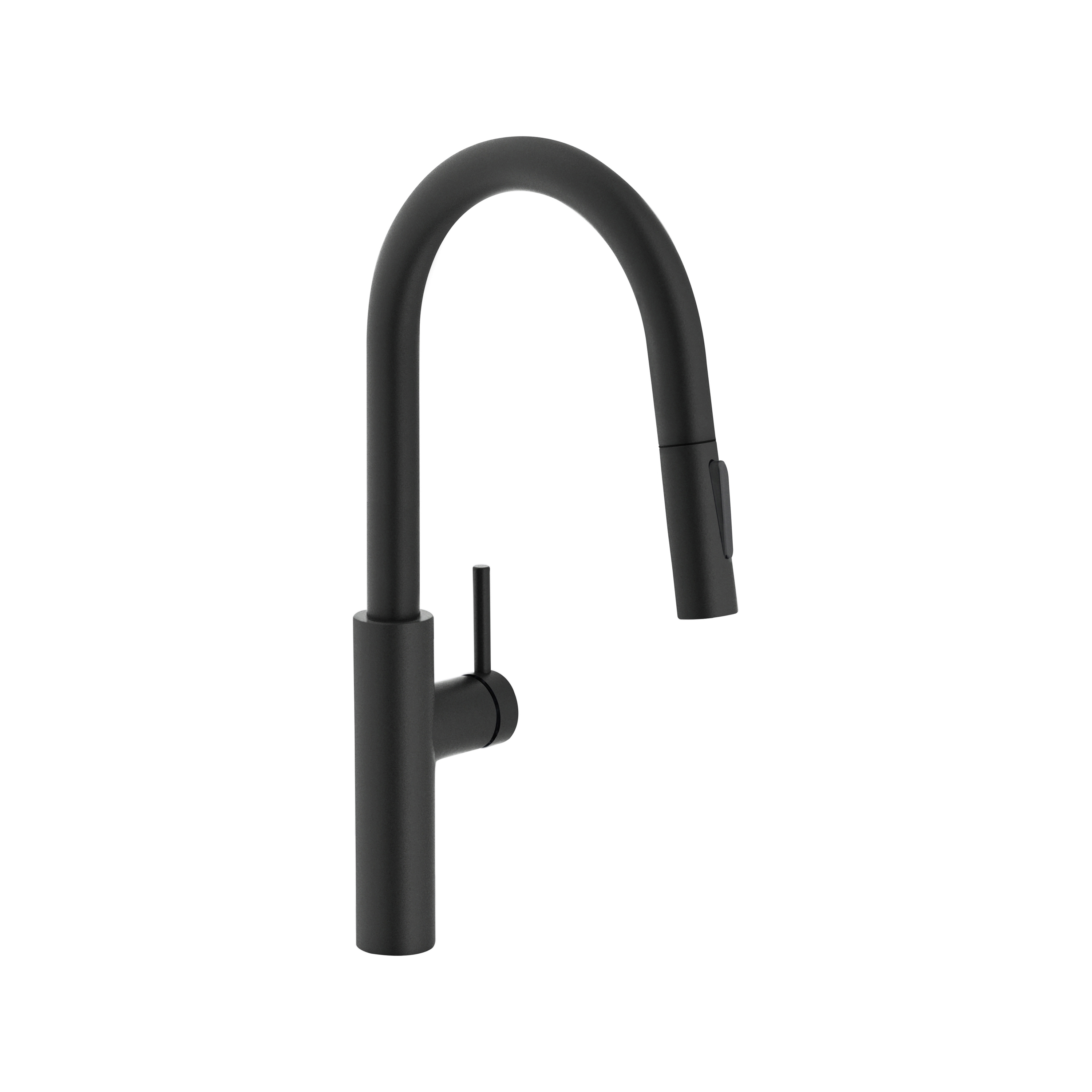 Pescara Tap Pull Down Spray U Spout Matt Black