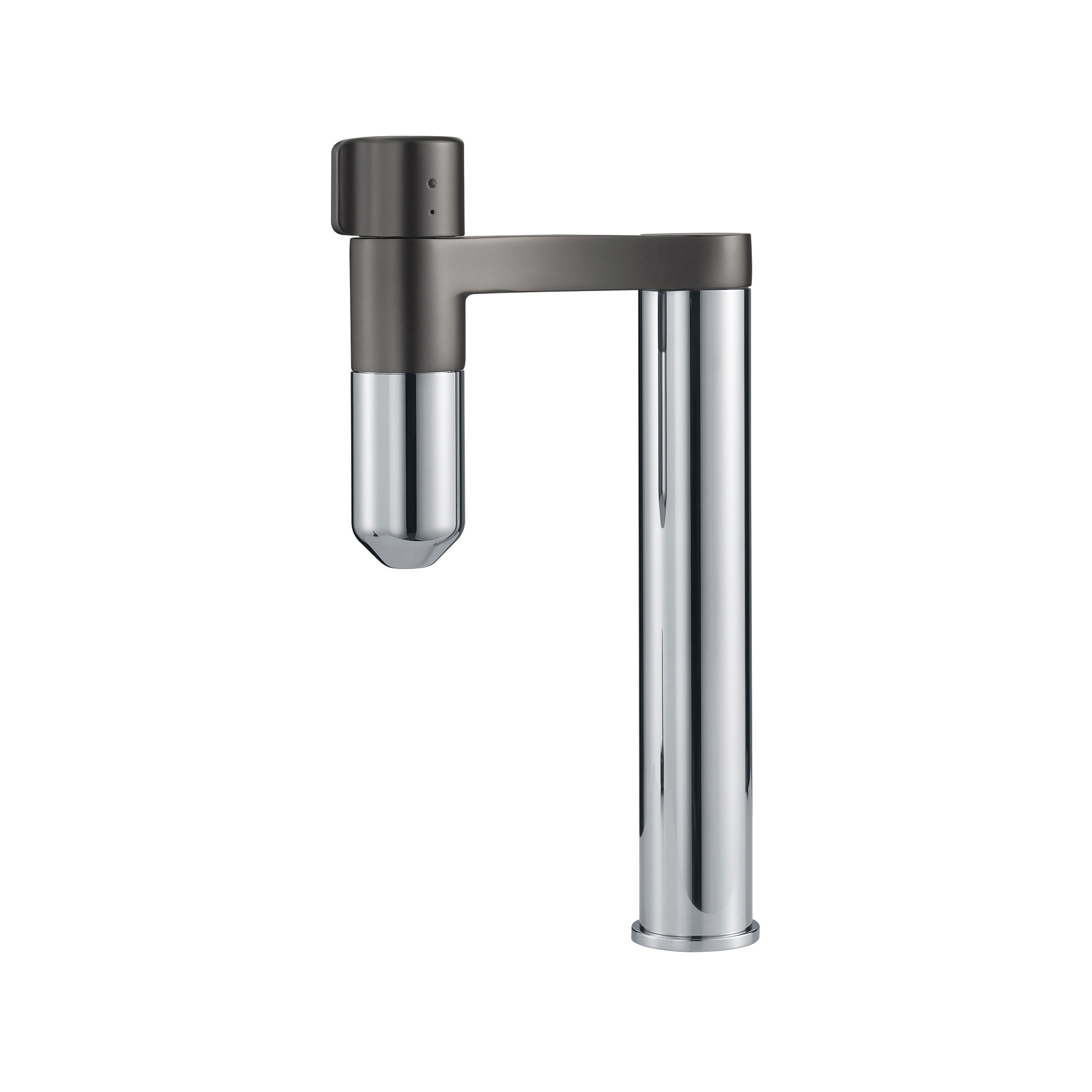 Display product Vital Water Fitration Tap Stand Alone U Spout Chrome-Gun Metal from manufacturer Franke Home Solutions