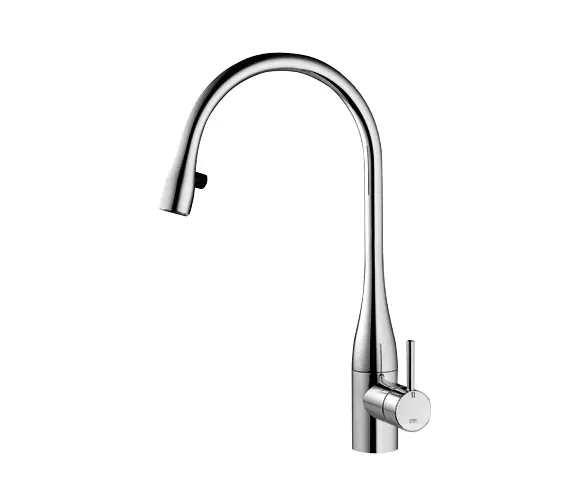 KWC Home - KWC EVE Lever mixer | Pull-out aerator covered