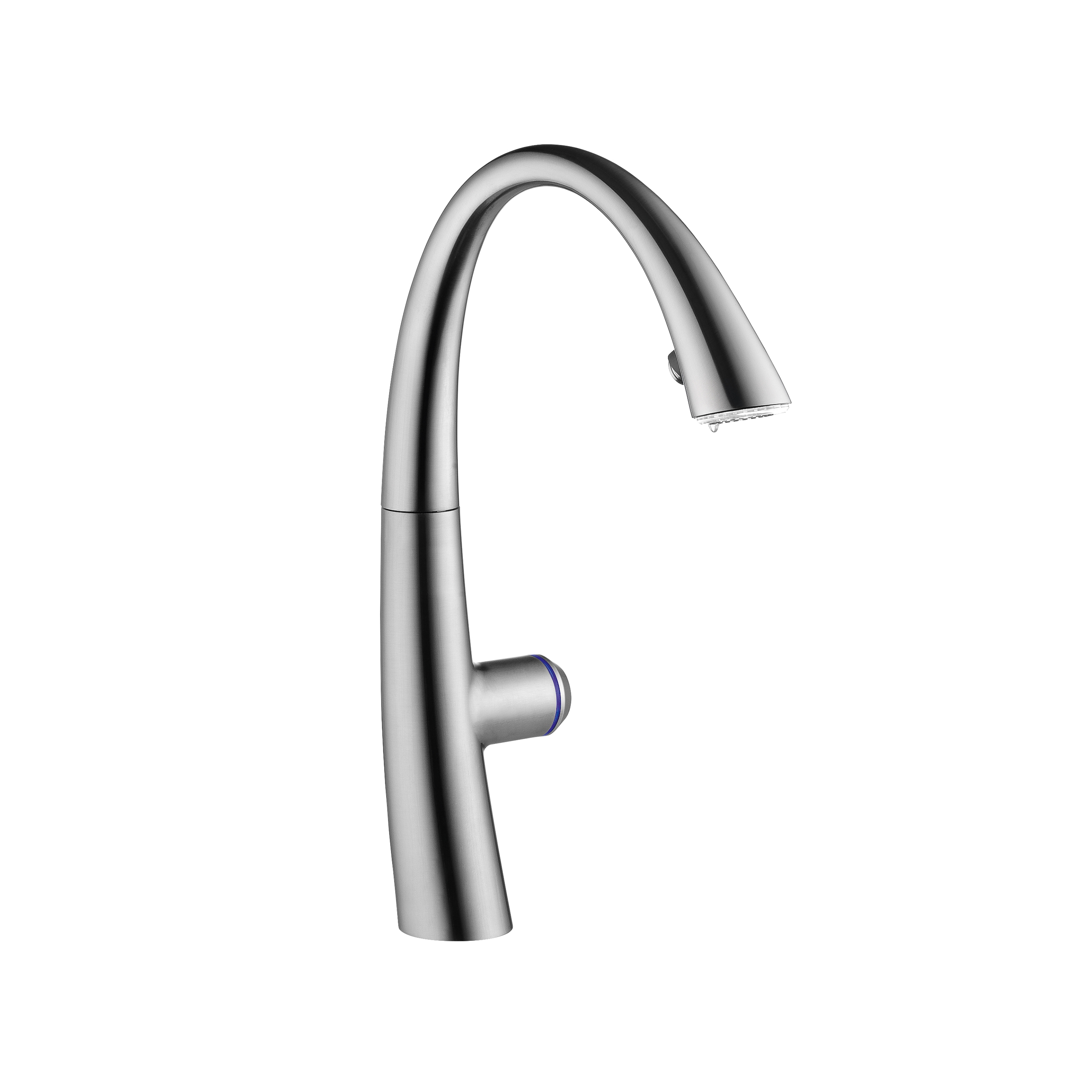 KWC ZOE touch light PRO Elektronik gesteuert, Ausziehbare Umstellbrause verdeckt