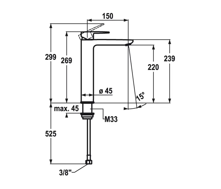 KWC Home - KWC ELLA Lever mixer without pop-up valve