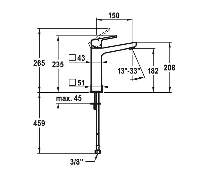 KWC Home - KWC MONTA Mitigeur à levier sans vidage
